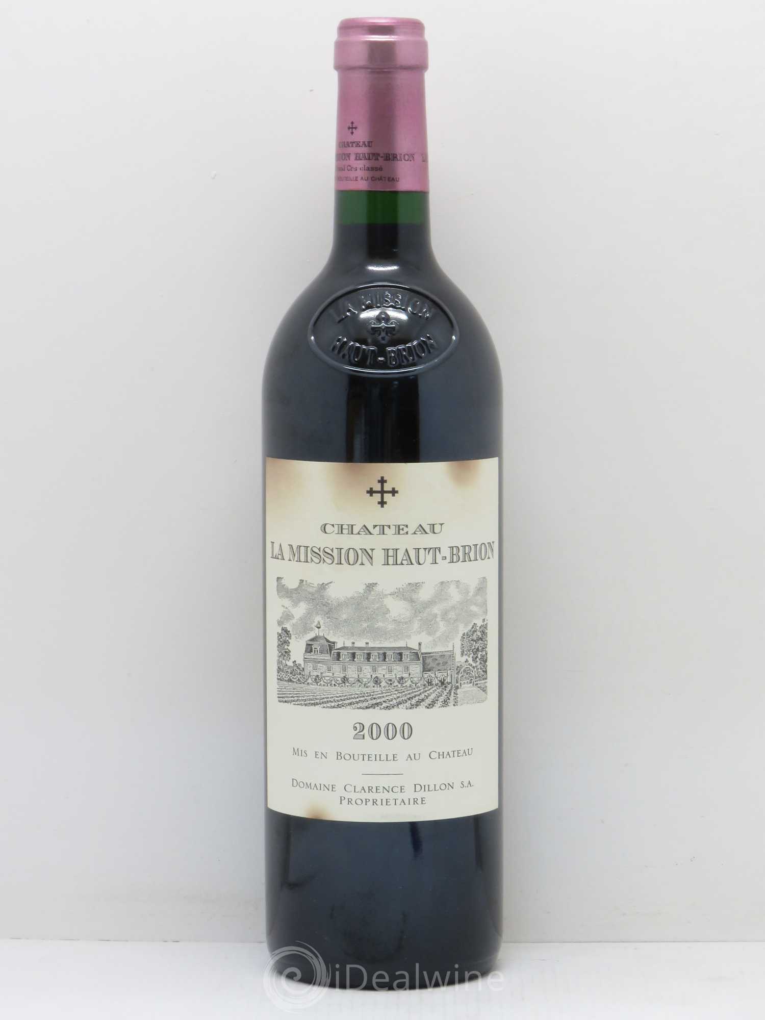 Château la Mission Haut-Brion Cru Classé de Graves 2000 - Lot de 1 bouteille - 0