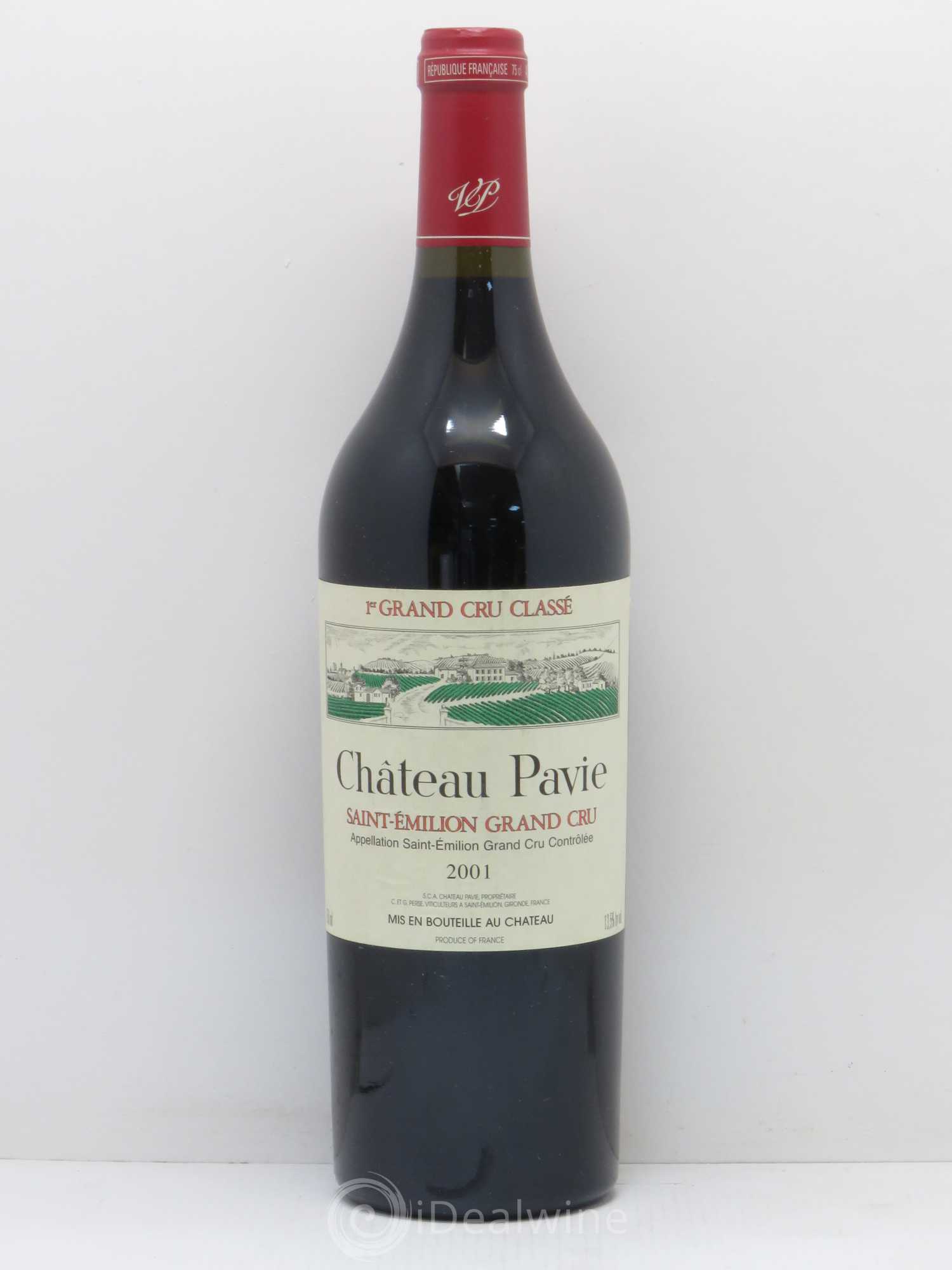 Château Pavie 1er Grand Cru Classé A 2001 - Lot de 1 bouteille - 0