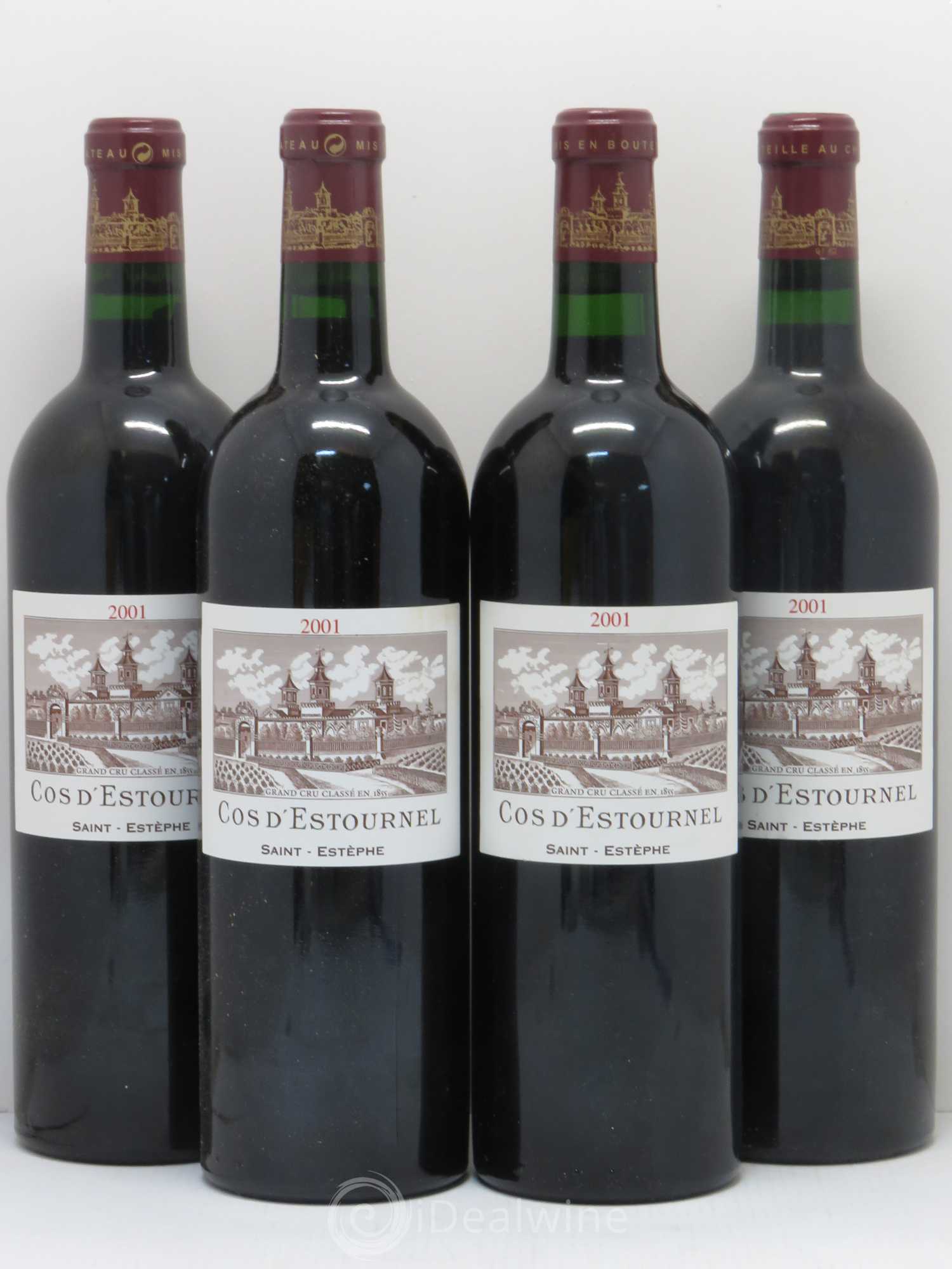 Cos d'Estournel 2ème Grand Cru Classé 2001 - Lot de 4 bouteilles - 0