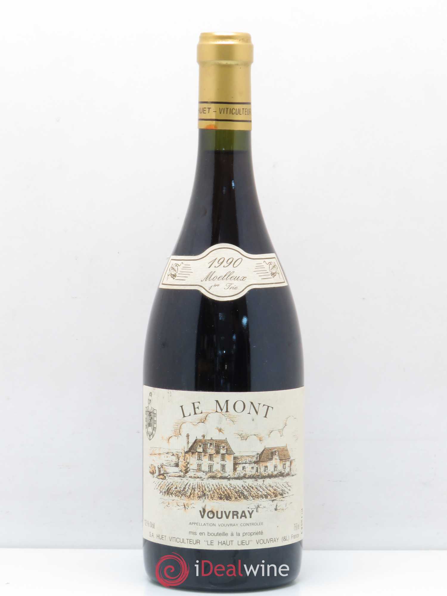 Vouvray Le Mont Moelleux 1ère Trie Domaine Huet 1990 - Lotto di 1 bottiglia - 0