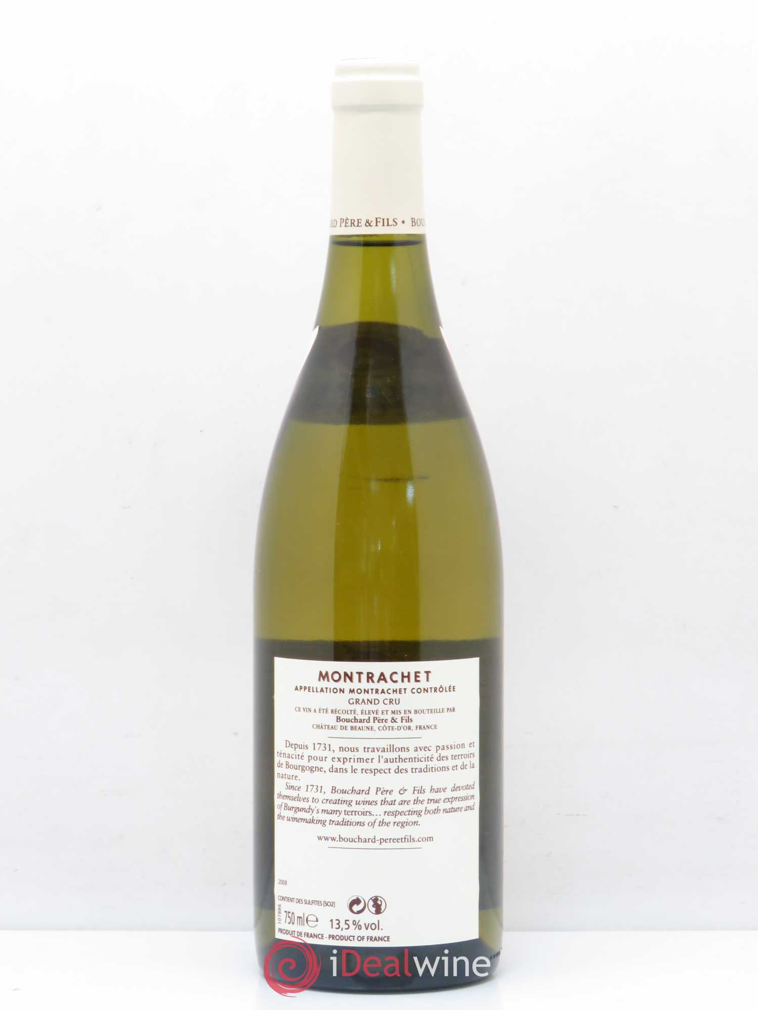 Montrachet Grand Cru Bouchard Père & Fils 2008 - Lot de 1 bouteille - 1