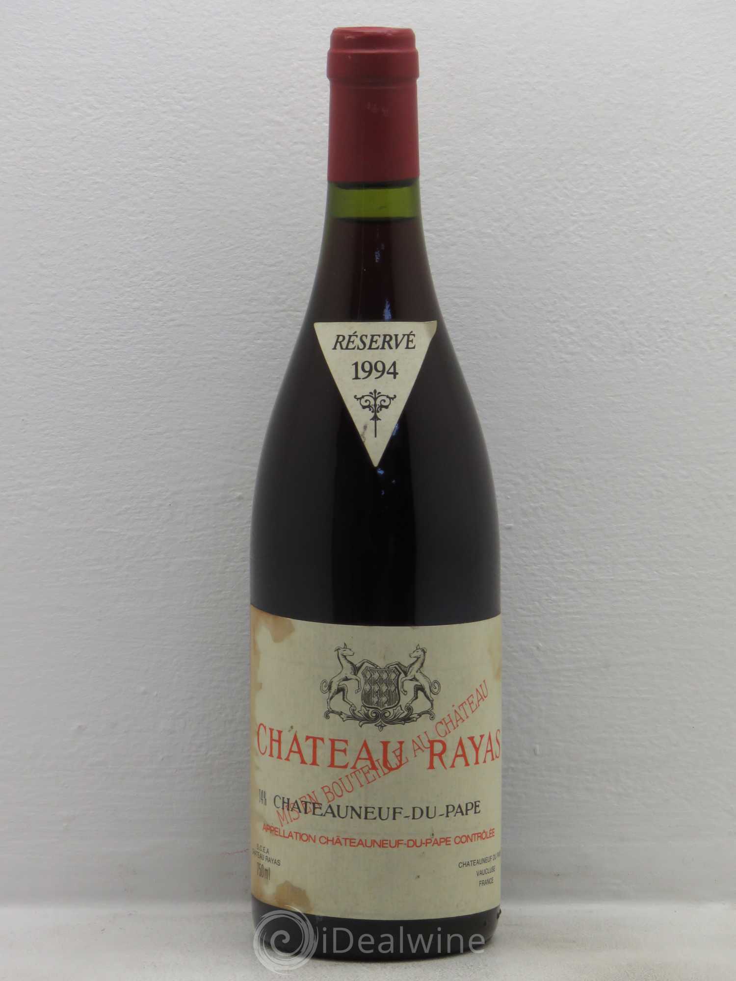 Châteauneuf-du-Pape Château Rayas Emmanuel Reynaud 1994 - Lot de 1 bouteille - 0