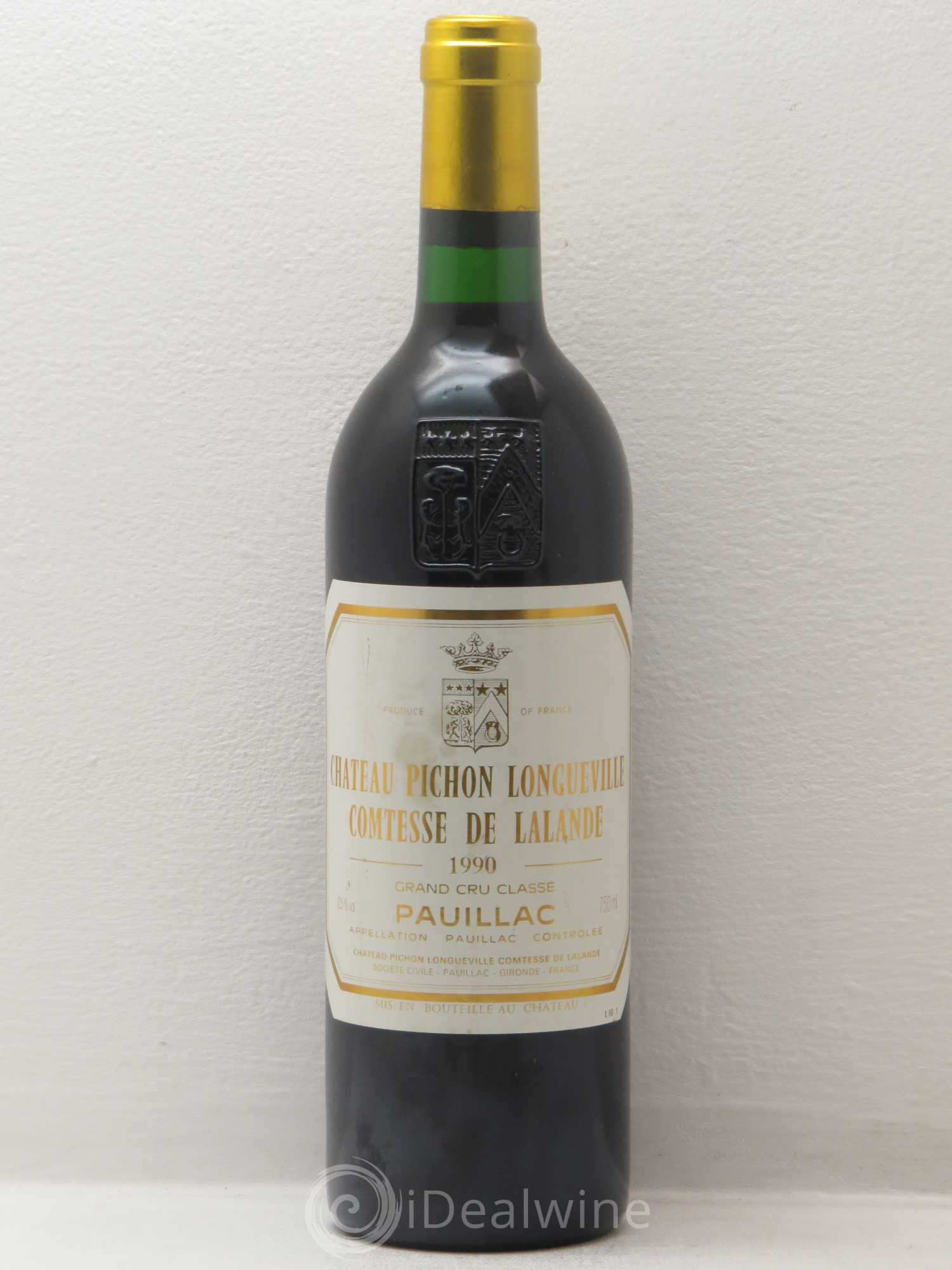 Château Pichon Longueville Comtesse de Lalande 2ème Grand Cru Classé 1990 - Lot de 1 bouteille - 0