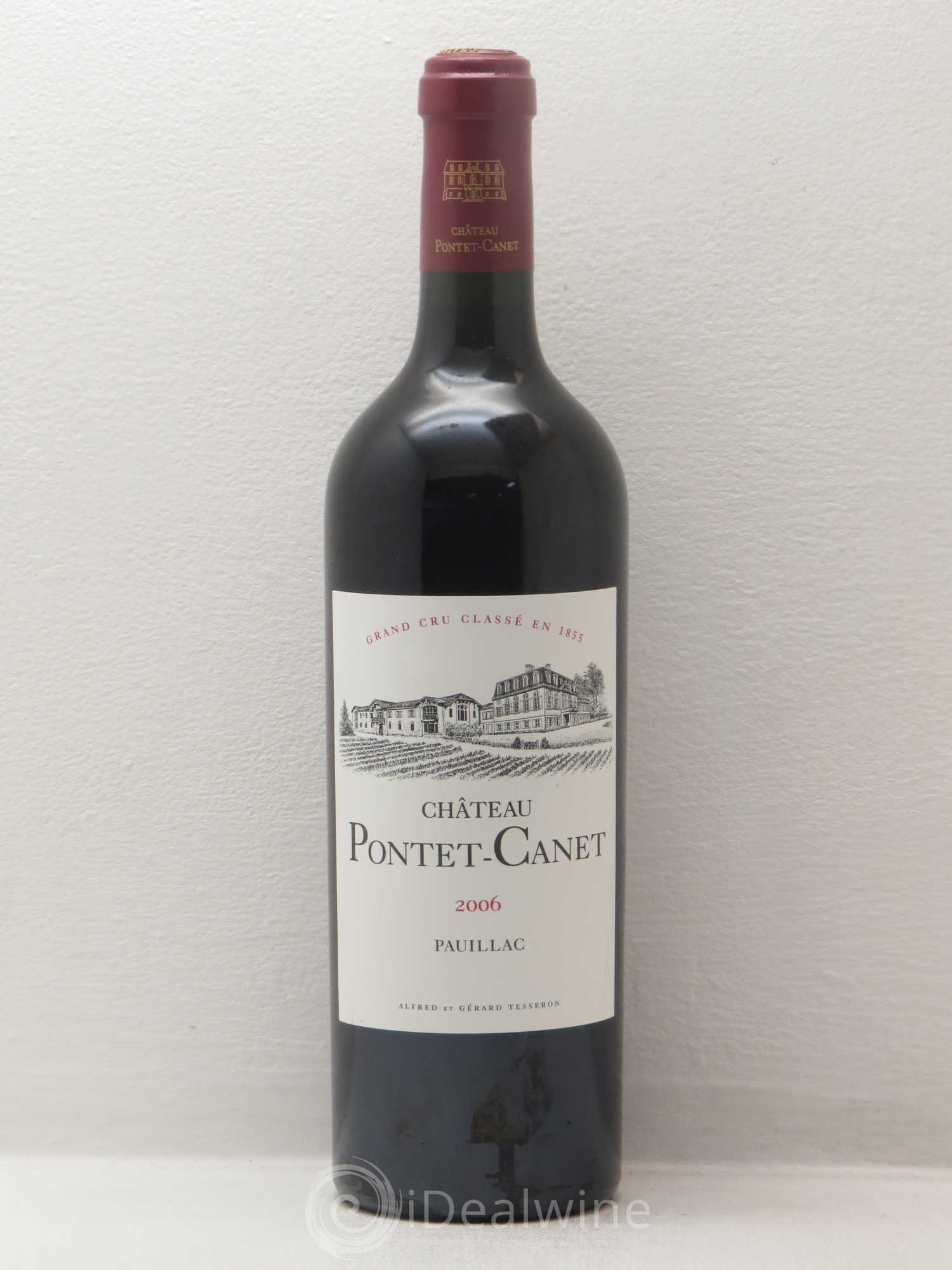 Château Pontet Canet 5ème Grand Cru Classé 2006 - Lot de 1 bouteille - 0