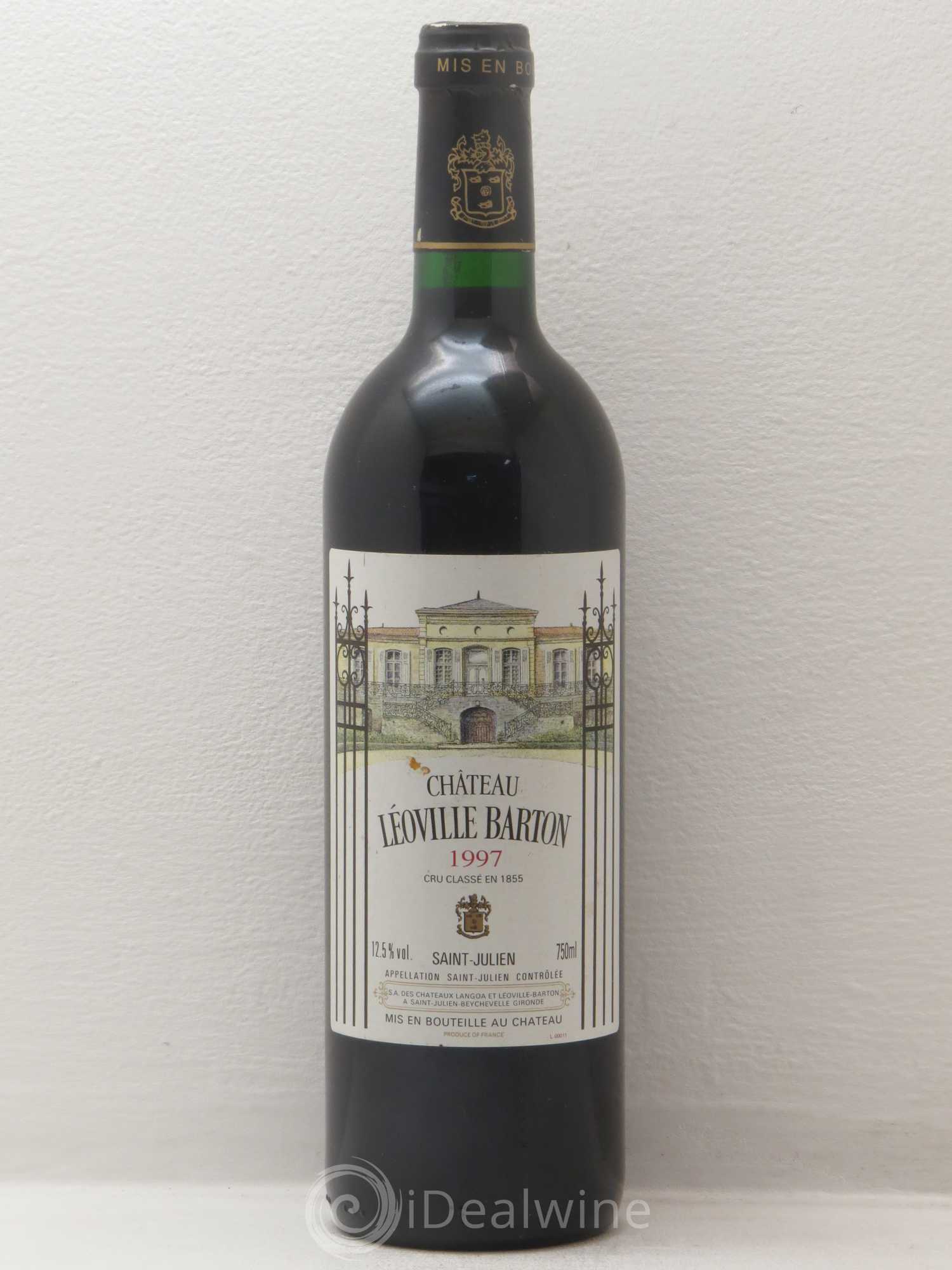 Château Léoville Barton 2ème Grand Cru Classé 1997 - Lot de 1 bouteille - 0