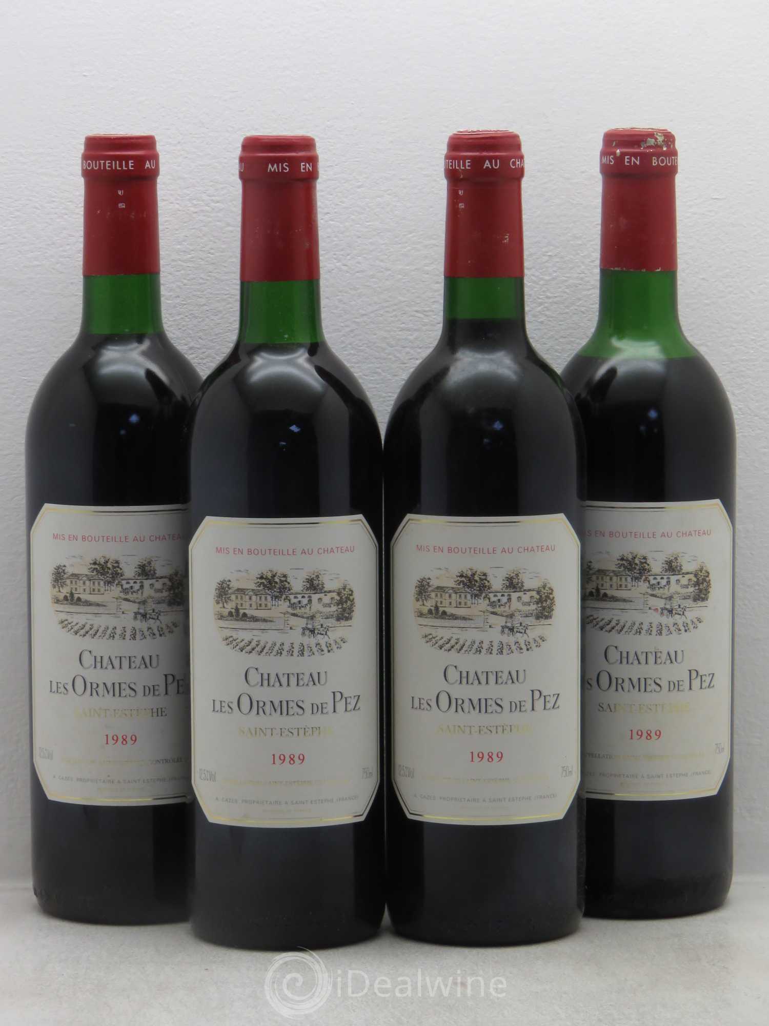 Château les Ormes de Pez (sans prix de réserve) 1989 - Lot de 4 bouteilles - 0