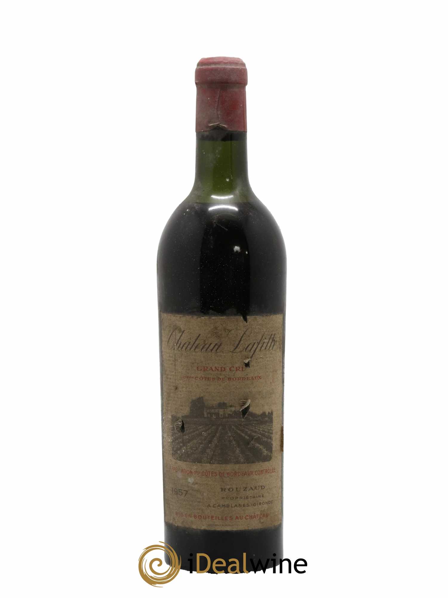 Premières Côtes de Bordeaux Château Lafitte 1957 - Lot de 1 bouteille - 0