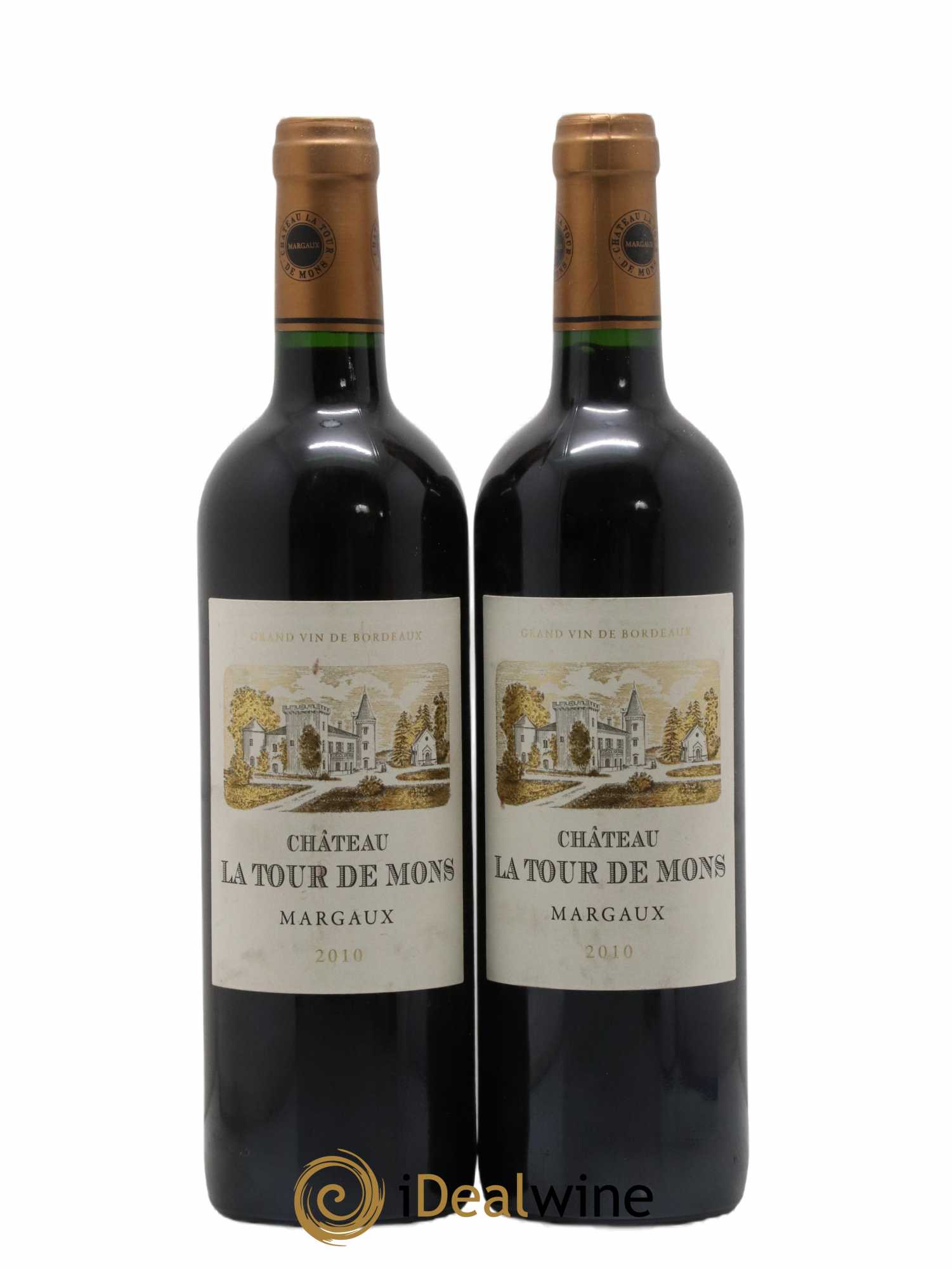 Château la Tour de Mons Cru Bourgeois 2010 - Lot de 2 bouteilles - 0