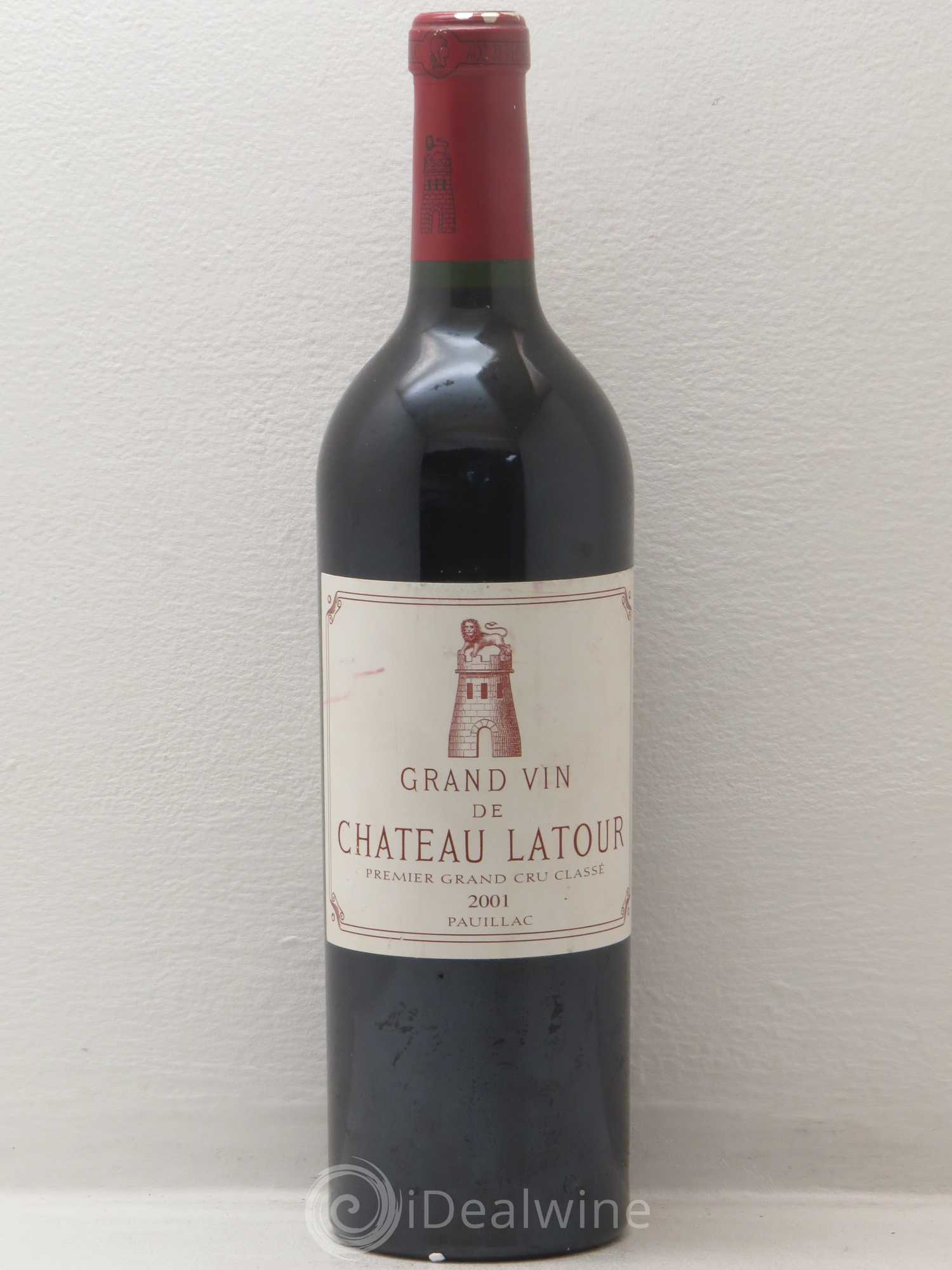 Château Latour 1er Grand Cru Classé 2001 - Lot de 1 bouteille - 0
