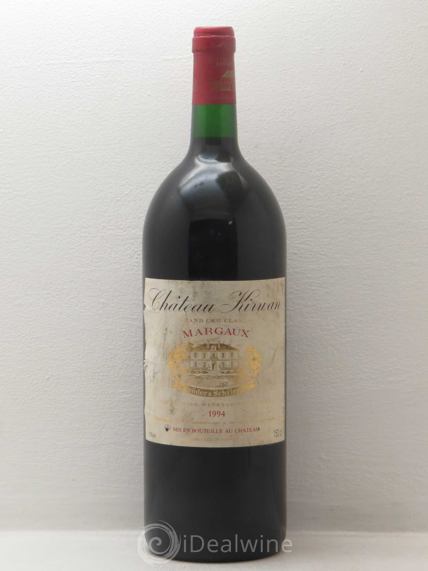 Château Kirwan 3ème Grand Cru Classé 1994 - Lot de 1 magnum - 0