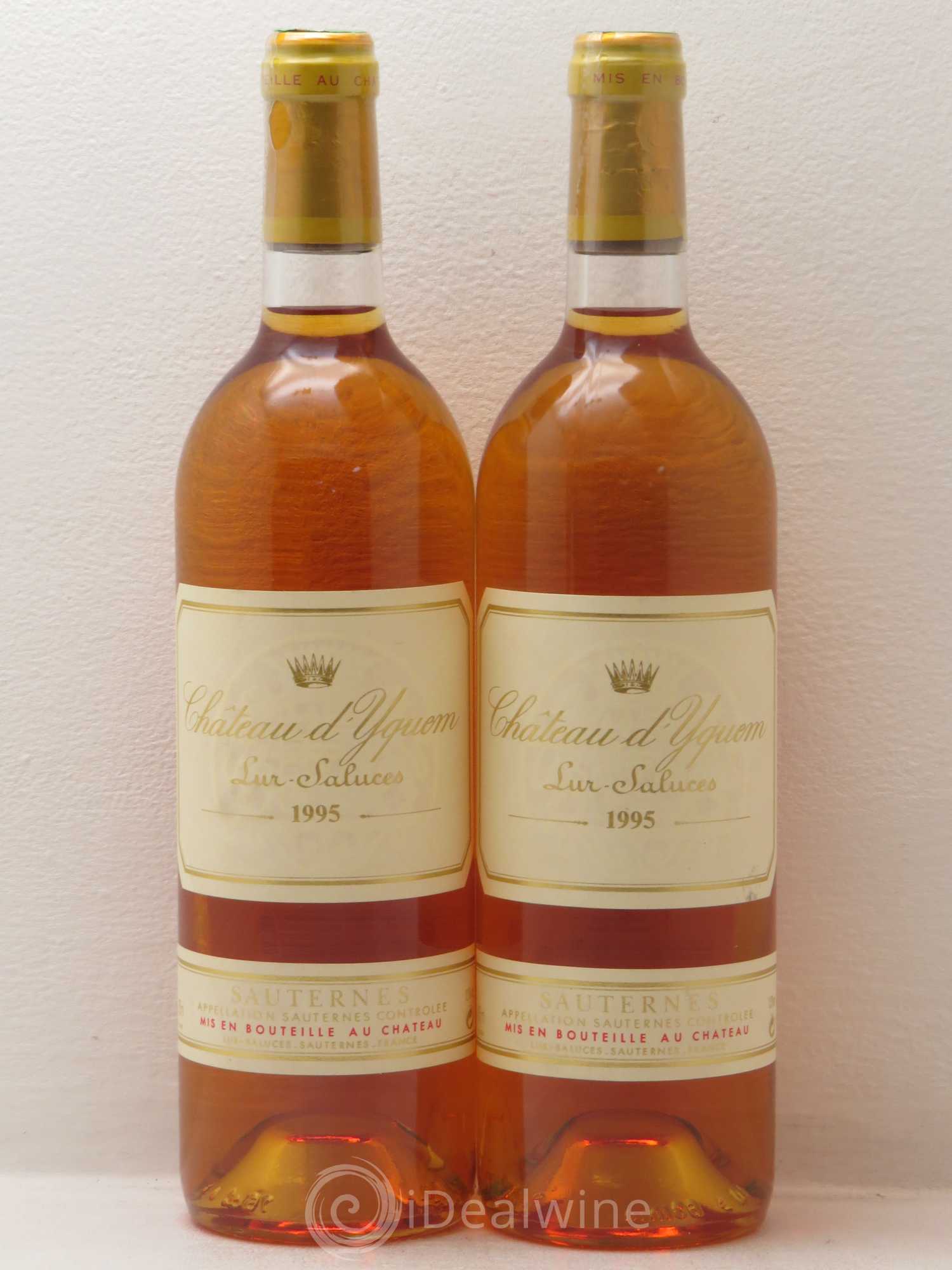 Château d' Yquem 1er Cru Classé Supérieur 1995 - Lotto di 2 bottiglie - 0