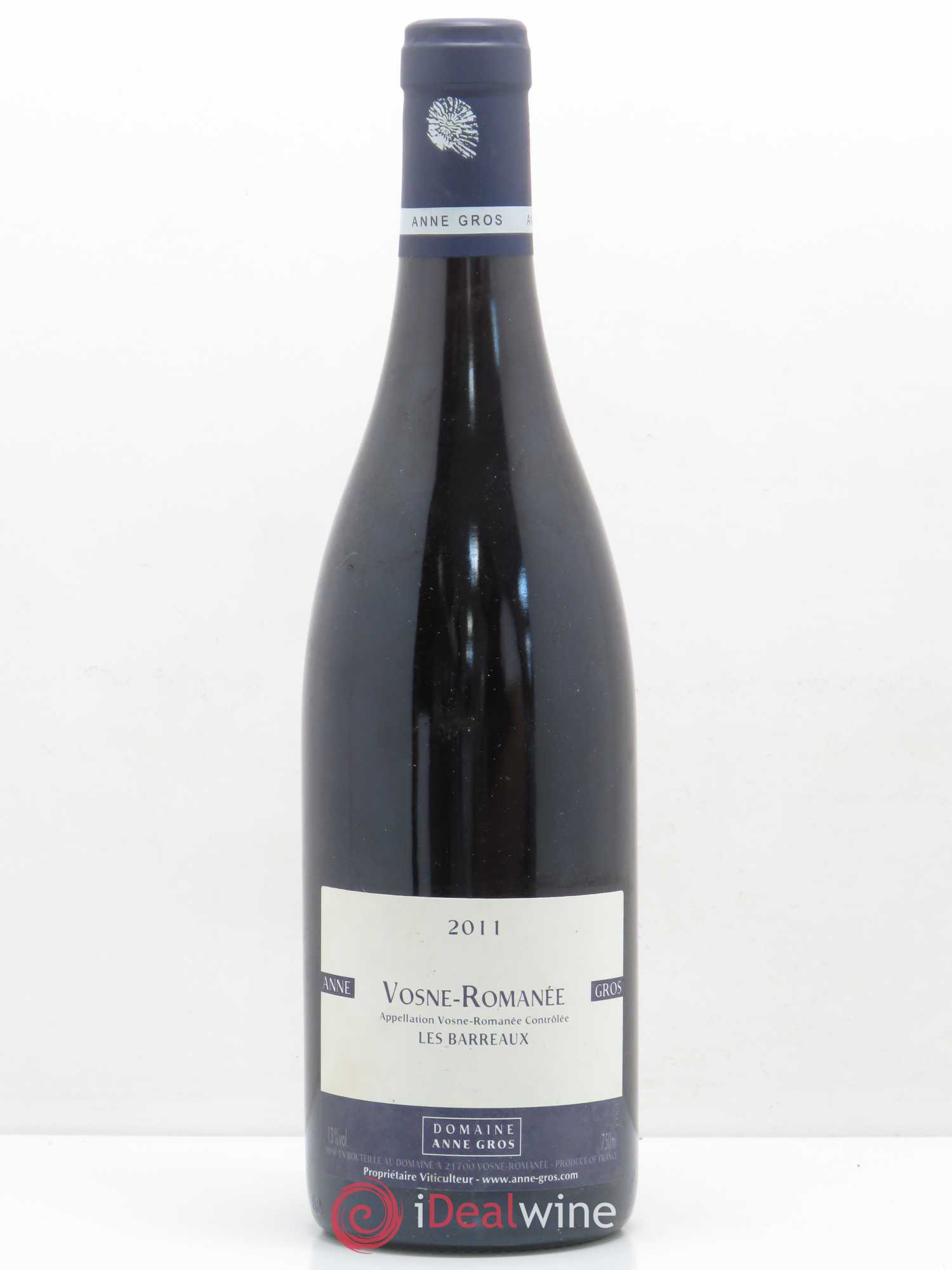 Vosne-Romanée Les Barreaux Anne Gros 2011 - Lot de 1 bouteille - 0