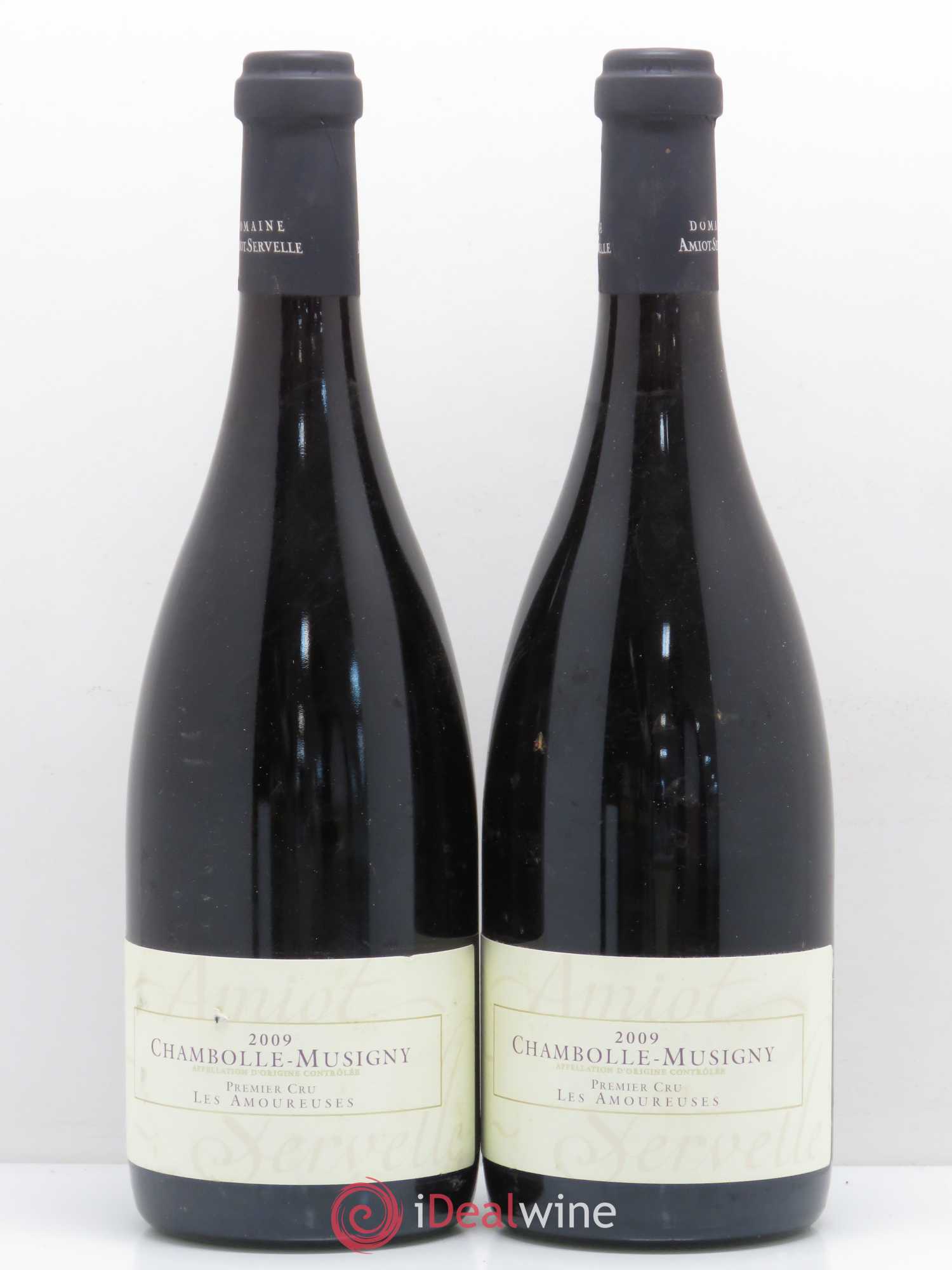 Chambolle-Musigny 1er Cru Les Amoureuses Amiot-Servelle 2009 - Lot de 2 bouteilles - 0