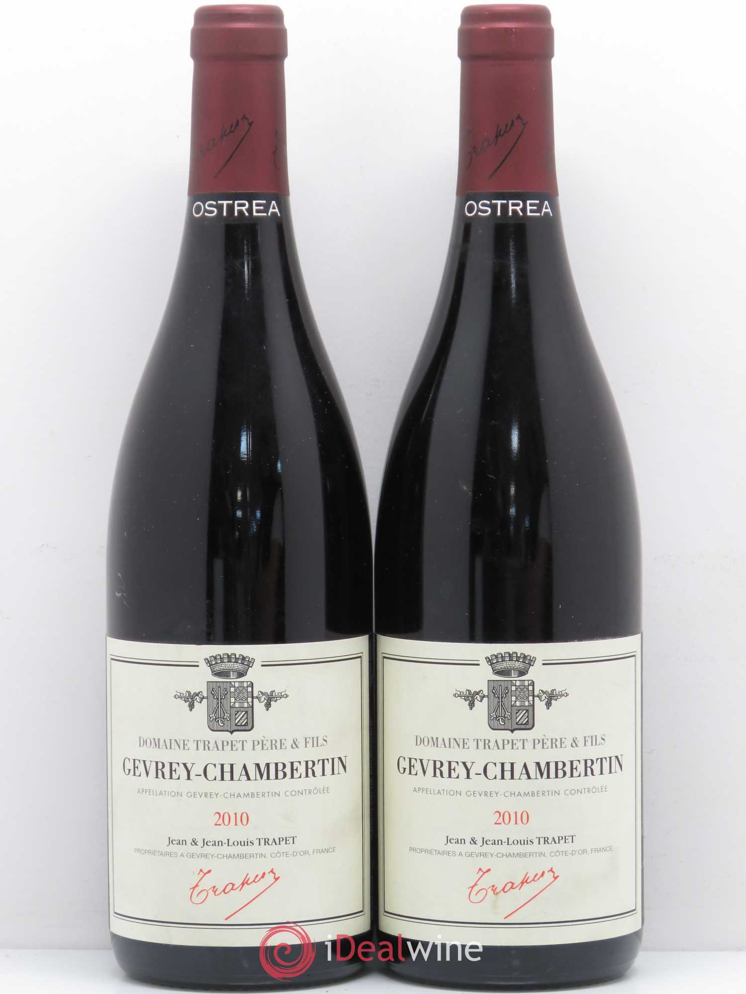 Gevrey-Chambertin Ostrea Domaine Trapet 2010 - Lot de 2 bouteilles - 0