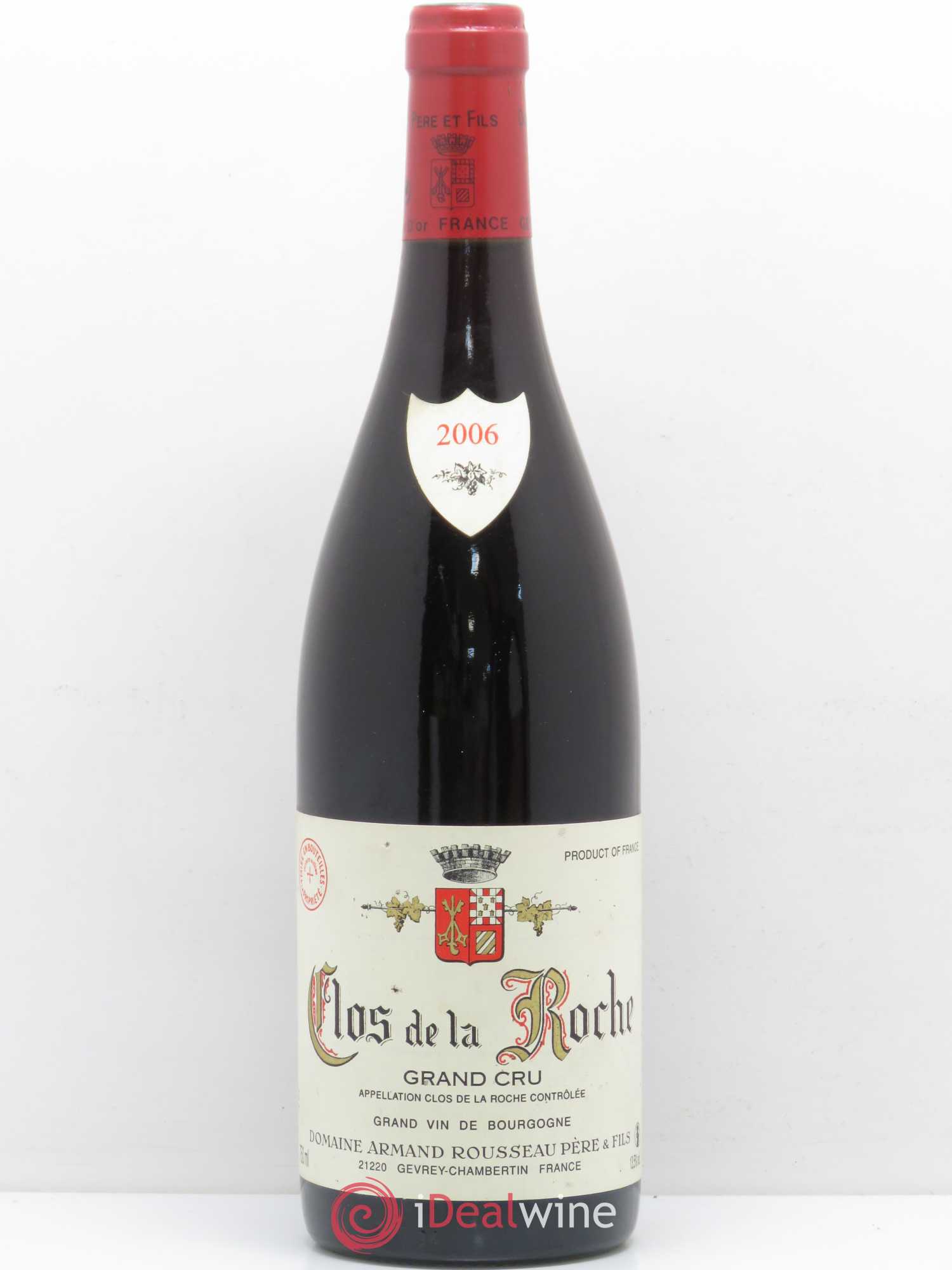 Clos de la Roche Grand Cru Armand Rousseau (Domaine) 2006 - Posten von 1 Flasche - 0
