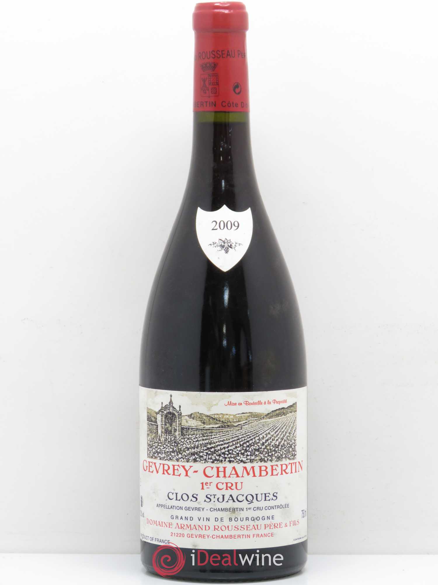 Gevrey-Chambertin 1er Cru Clos Saint-Jacques Armand Rousseau (Domaine) 2009 - Lot de 1 bouteille - 0