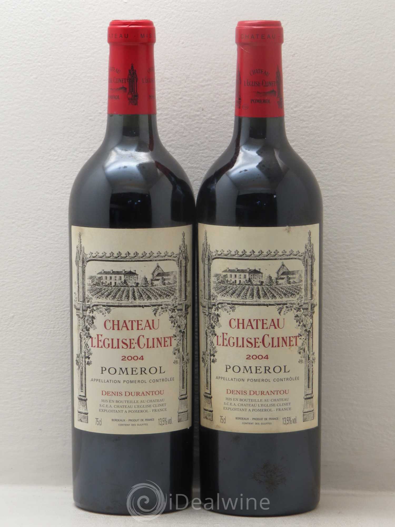 Château l' Église Clinet 2004 - Lot de 2 bouteilles - 0
