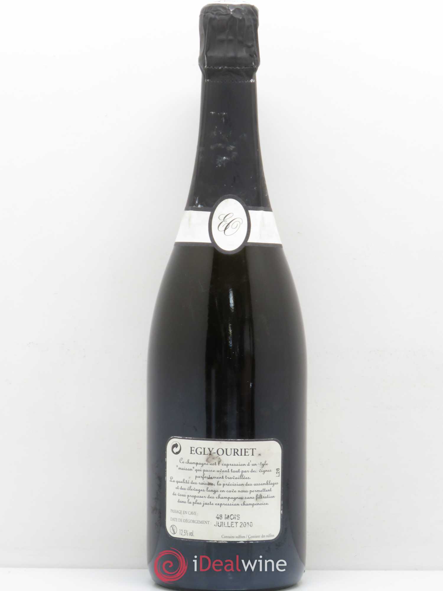 Blanc de Noirs Les Crayères Vieilles vignes Egly-Ouriet - Lot de 1 bouteille - 1