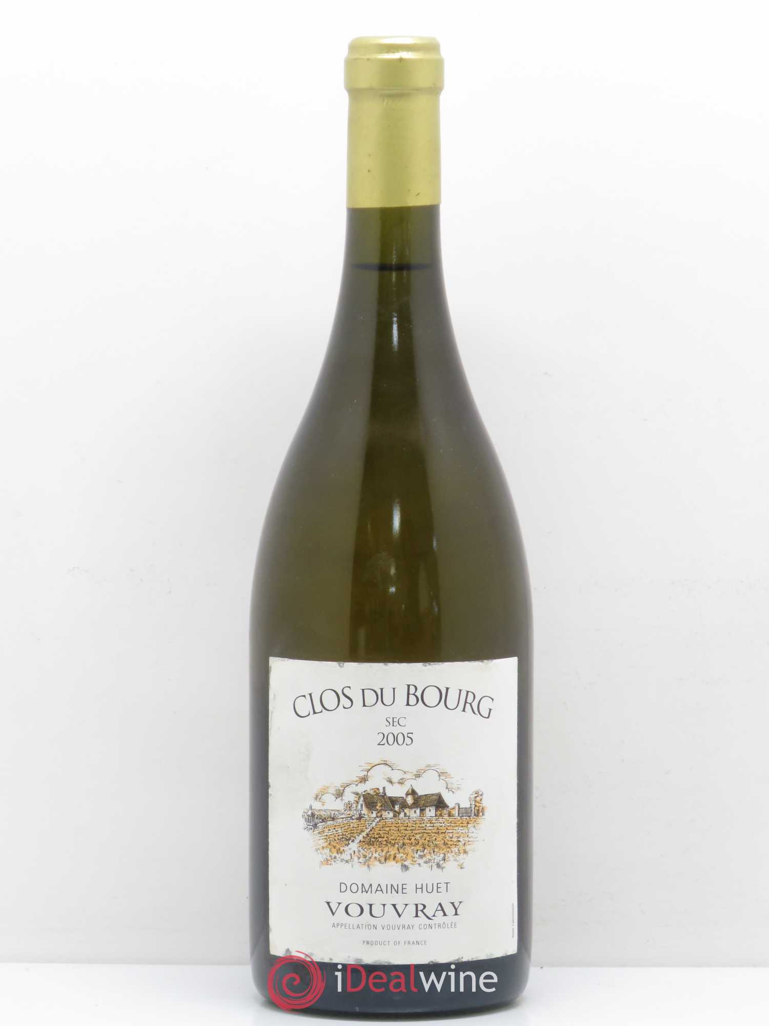 Vouvray Clos du Bourg Sec Domaine Huet 2005 - Lot de 1 bouteille - 0