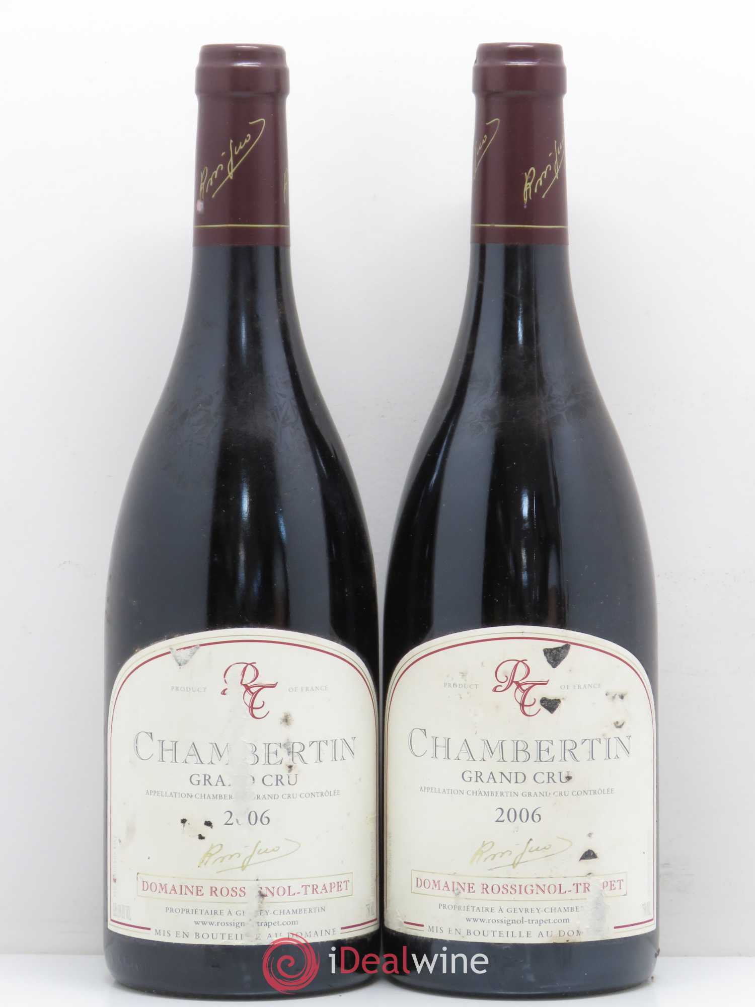 Chambertin Grand Cru Rossignol-Trapet (Domaine) 2006 - Lot de 2 bouteilles - 0