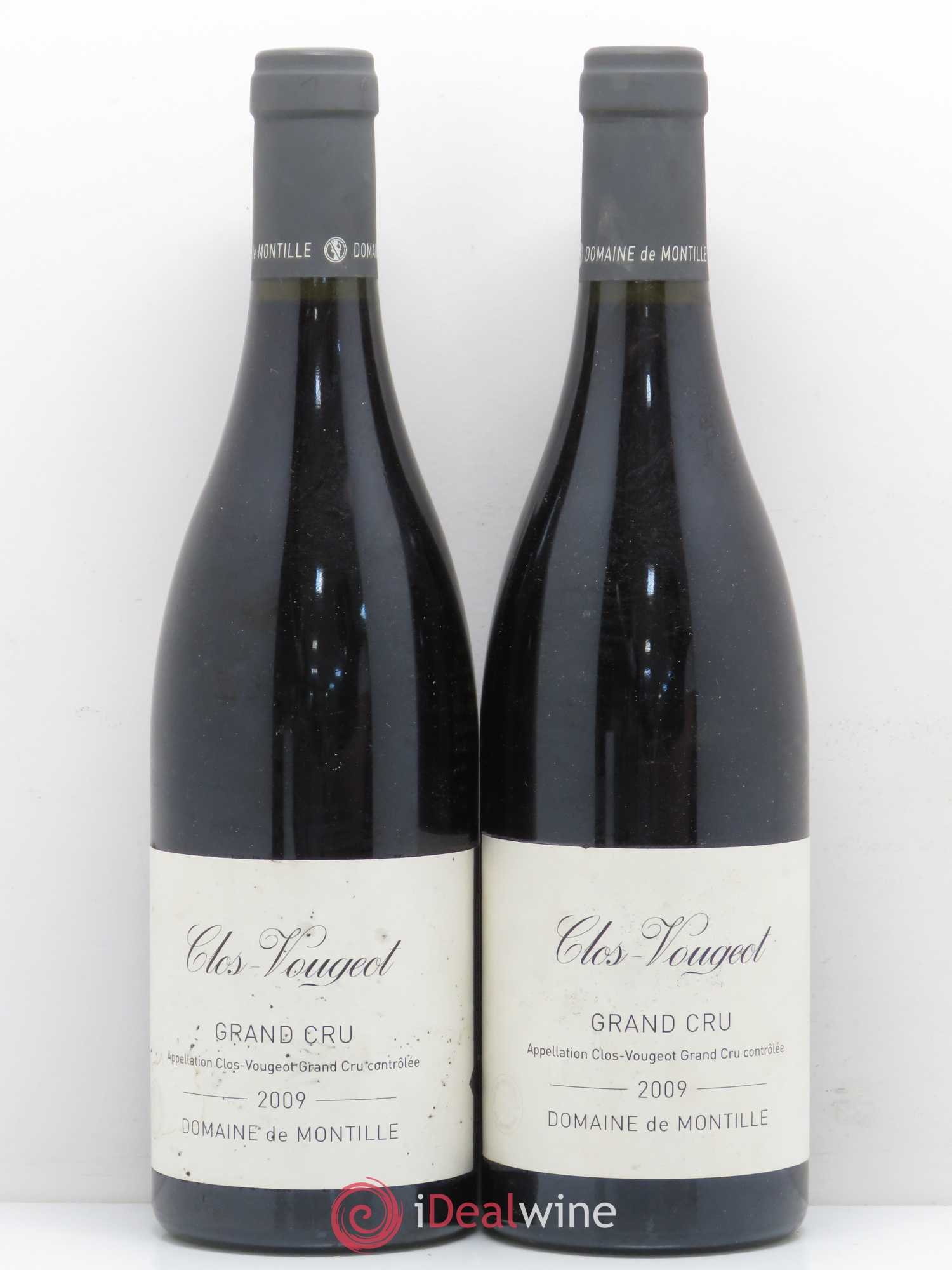 Clos de Vougeot Grand Cru De Montille (Domaine) 2009 - Lotto di 2 bottiglie - 0