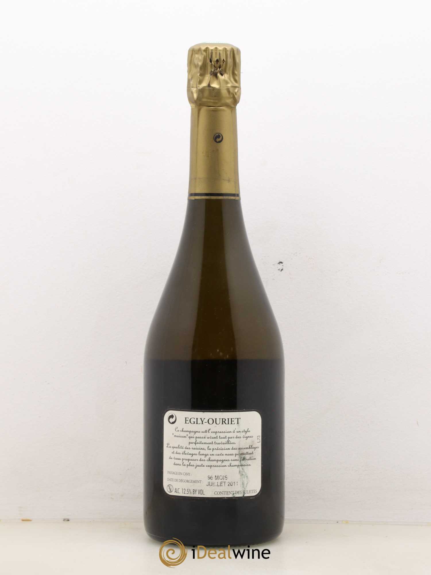 Ambonnay Vieilles Vignes Brut Millésimé Egly-Ouriet Dégorgement 2011 2002 - Lot de 1 bouteille - 1