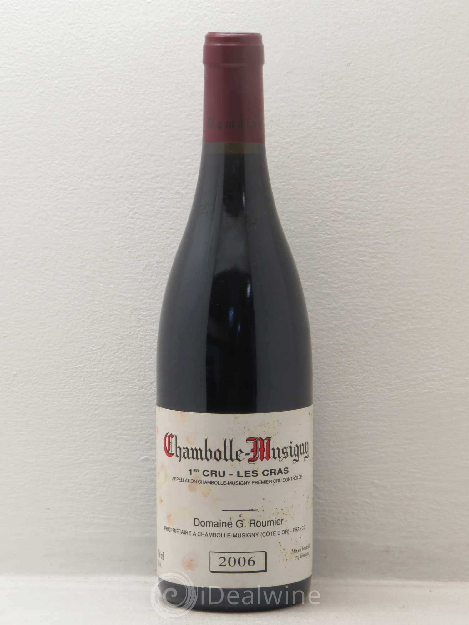Chambolle-Musigny 1er Cru Les Cras Georges Roumier (Domaine) 2006 - Lot de 1 bouteille - 0