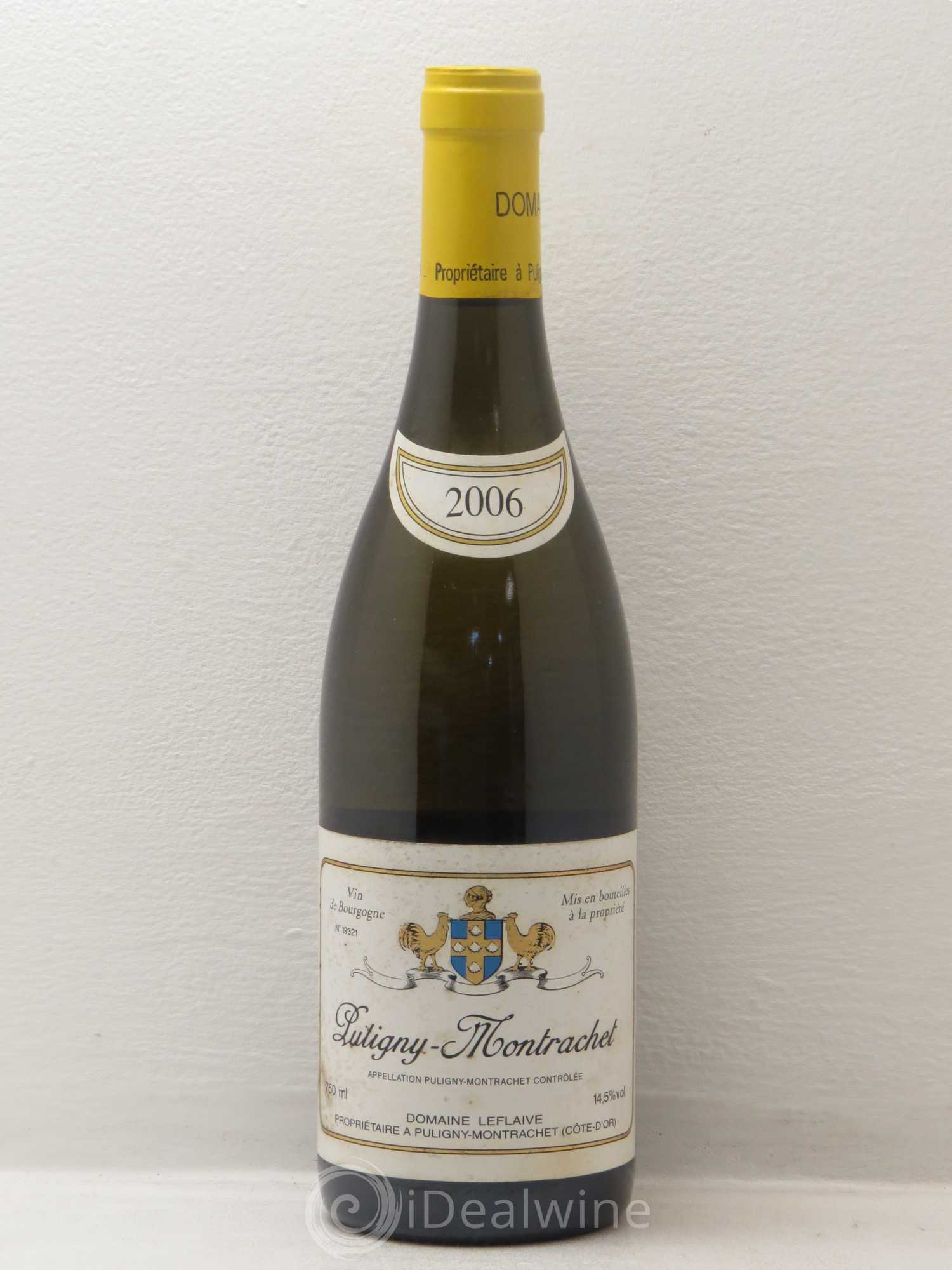 Puligny-Montrachet Leflaive (Domaine) 2006 - Lot de 1 bouteille - 0