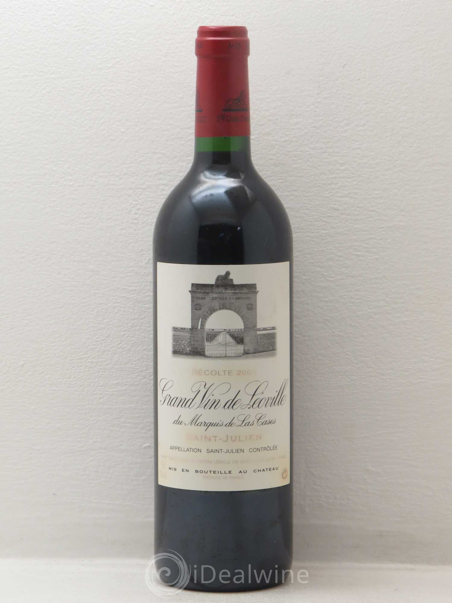 Château Léoville Las Cases 2ème Grand Cru Classé 2001 - Lot de 1 bouteille - 0