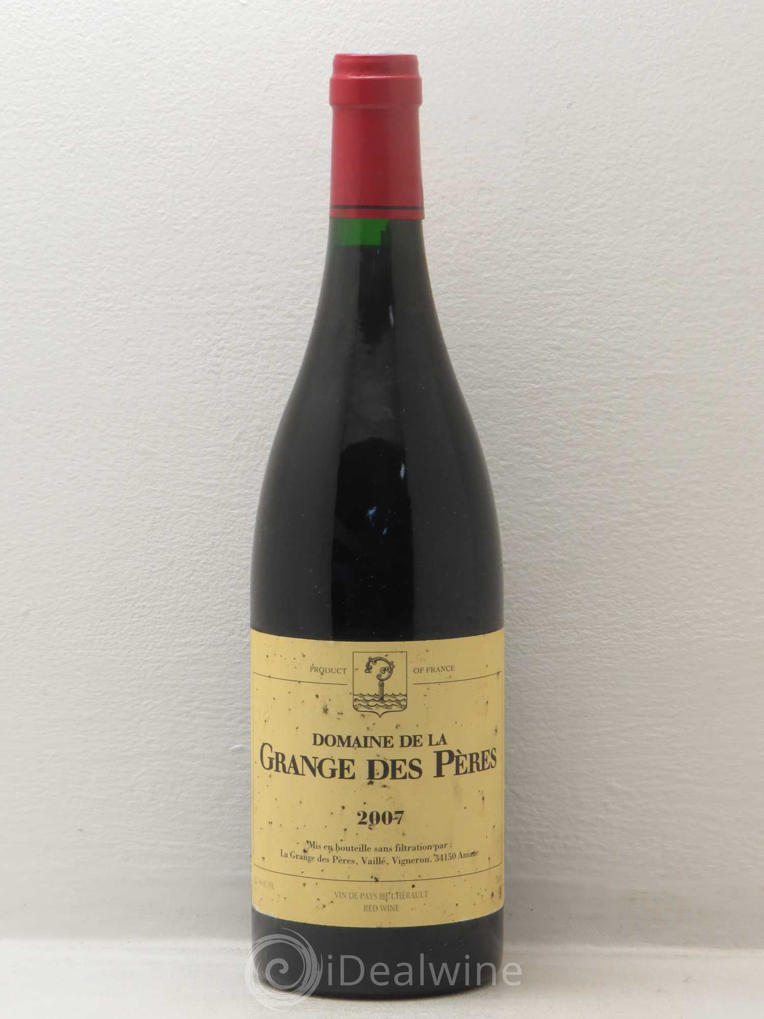 Pays d'Hérault Grange des Pères Laurent Vaillé 2007 - Lot de 1 bouteille - 0