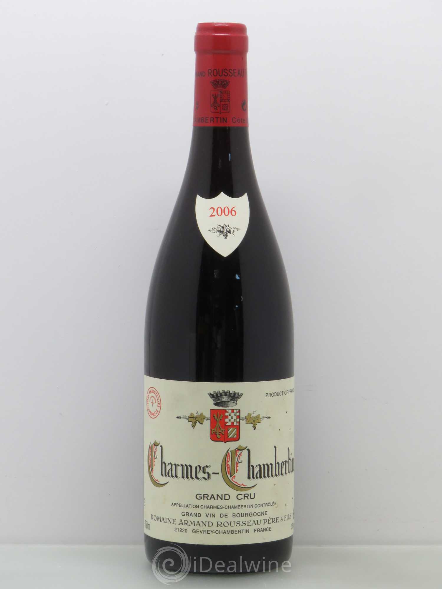 Charmes-Chambertin Grand Cru Armand Rousseau (Domaine) 2006 - Lot de 1 bouteille - 0