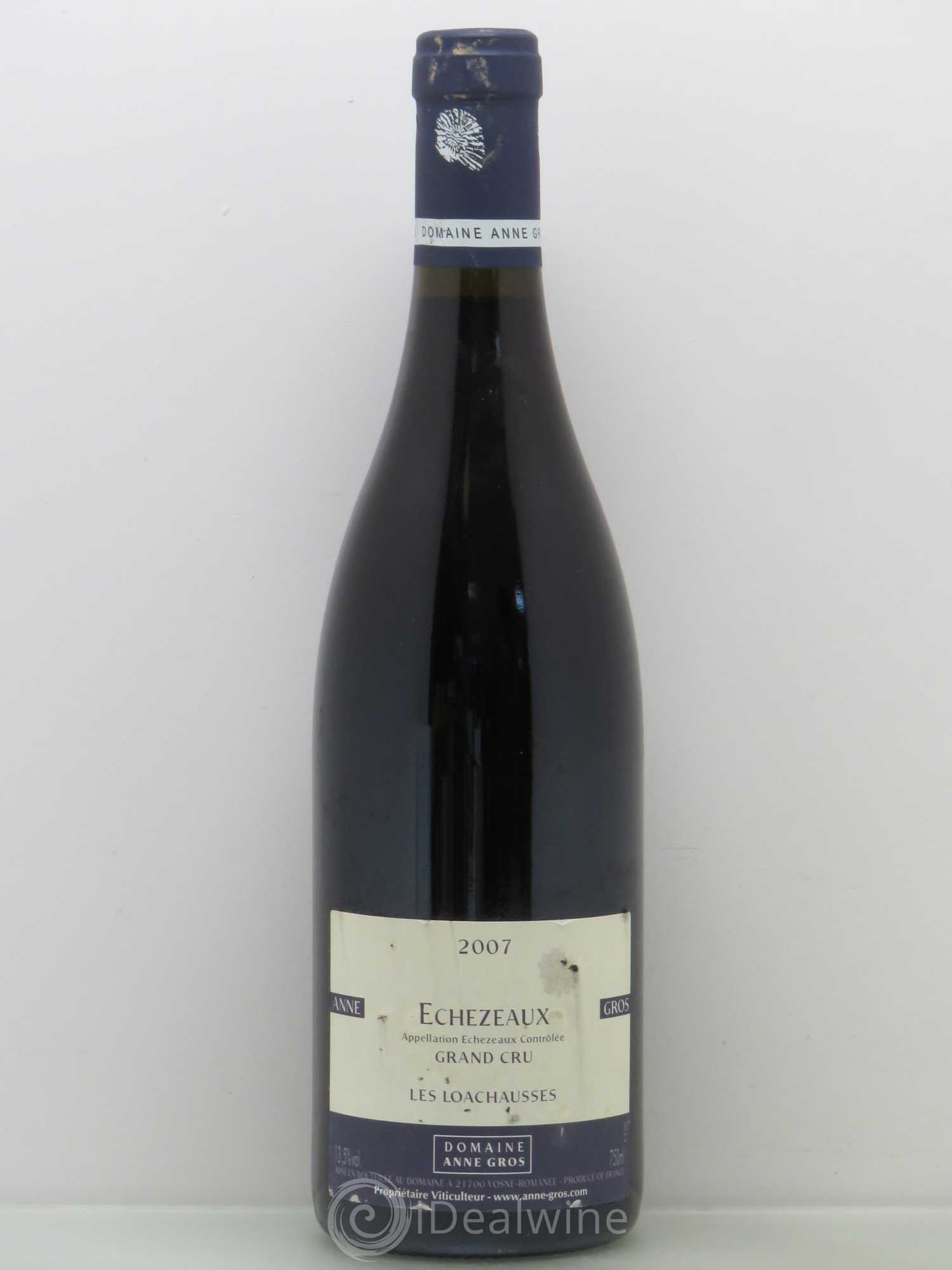 Echezeaux Grand Cru Les Loachausses Anne Gros 2007 - Lot de 1 bouteille - 0