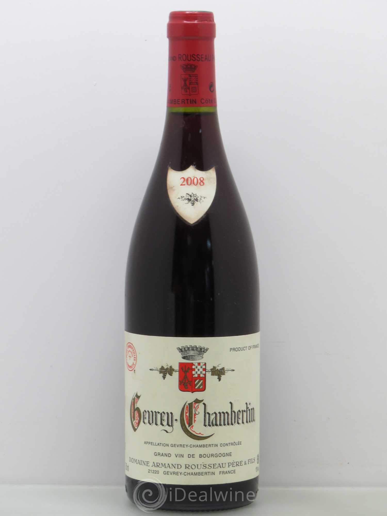 Gevrey-Chambertin Armand Rousseau (Domaine) 2008 - Lot de 1 bouteille - 0