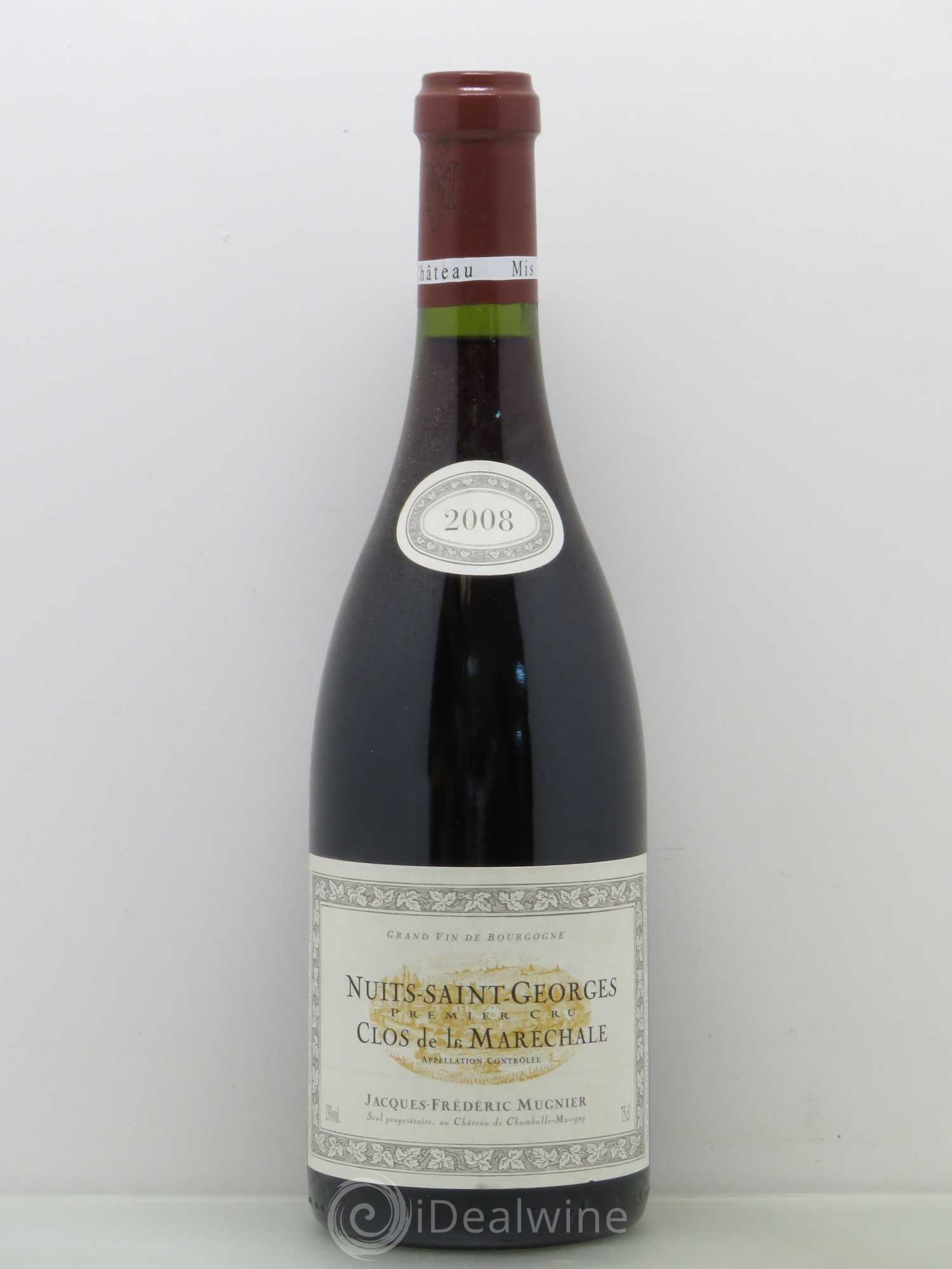 Nuits-Saint-Georges 1er Cru Clos de La Maréchale Jacques-Frédéric Mugnier 2008 - Lot de 1 bouteille - 0