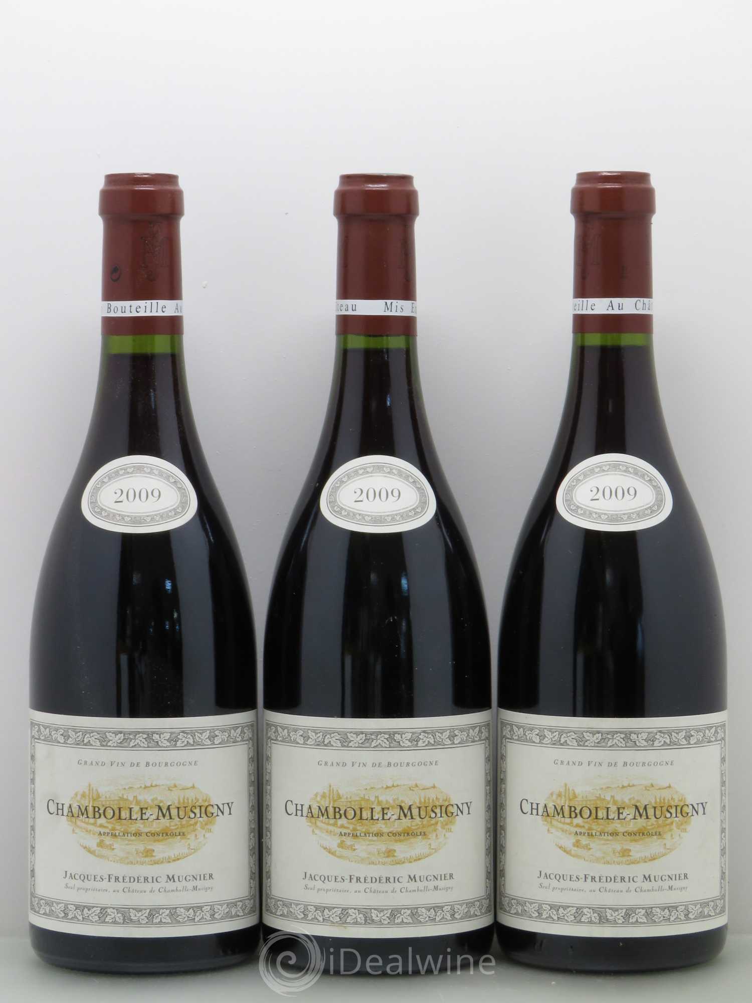Chambolle-Musigny Jacques-Frédéric Mugnier 2009 - Lot de 3 bouteilles - 0