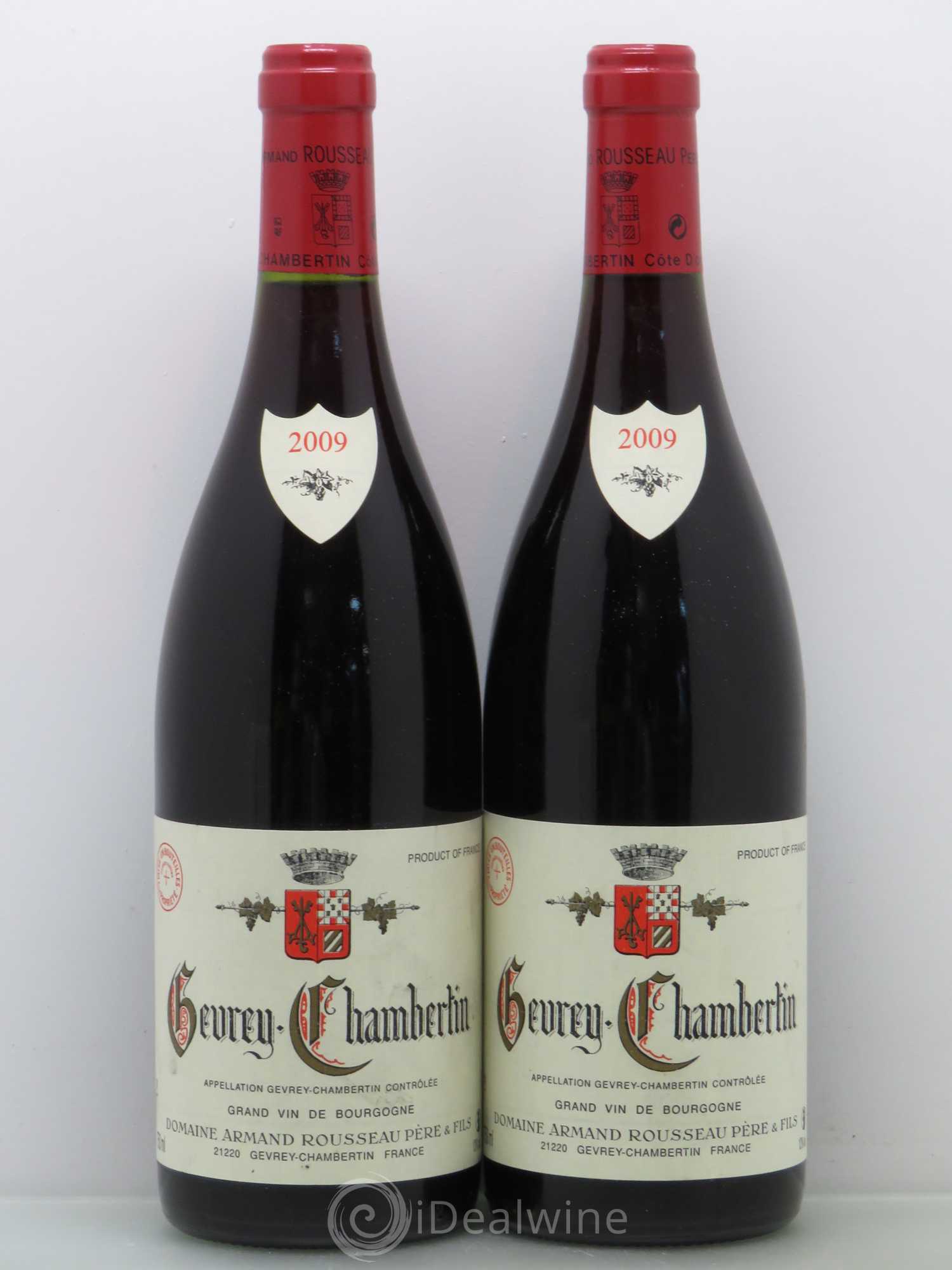 Gevrey-Chambertin Armand Rousseau (Domaine) 2009 - Lot de 2 bouteilles - 0
