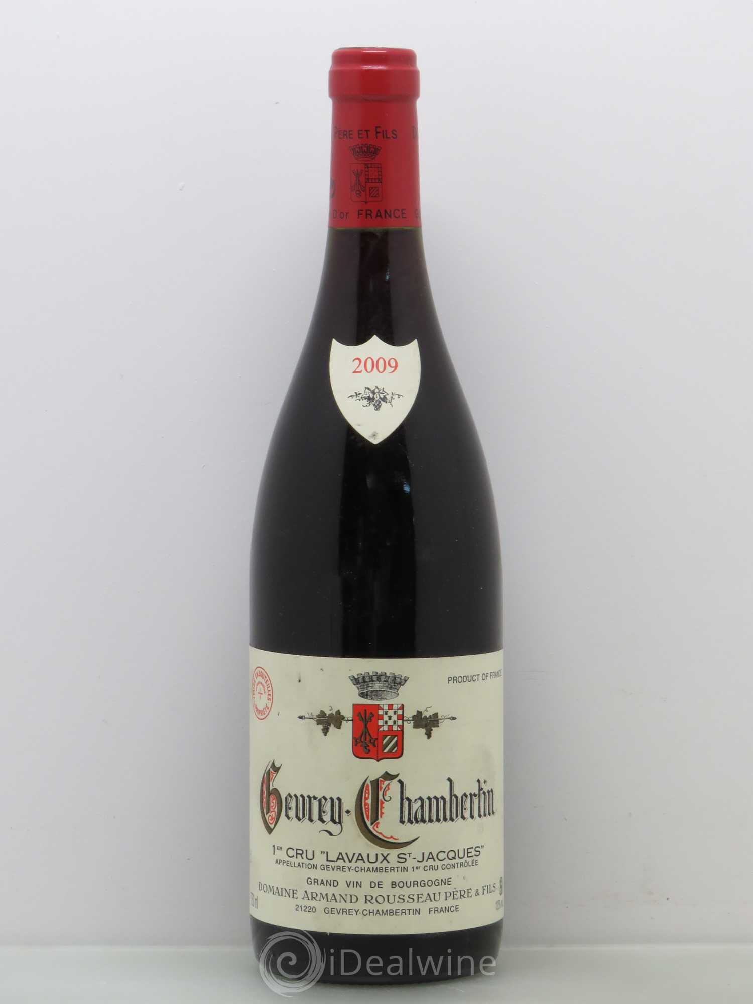 Gevrey-Chambertin 1er Cru Lavaux Saint Jacques Armand Rousseau (Domaine) 2009 - Lot de 1 bouteille - 0