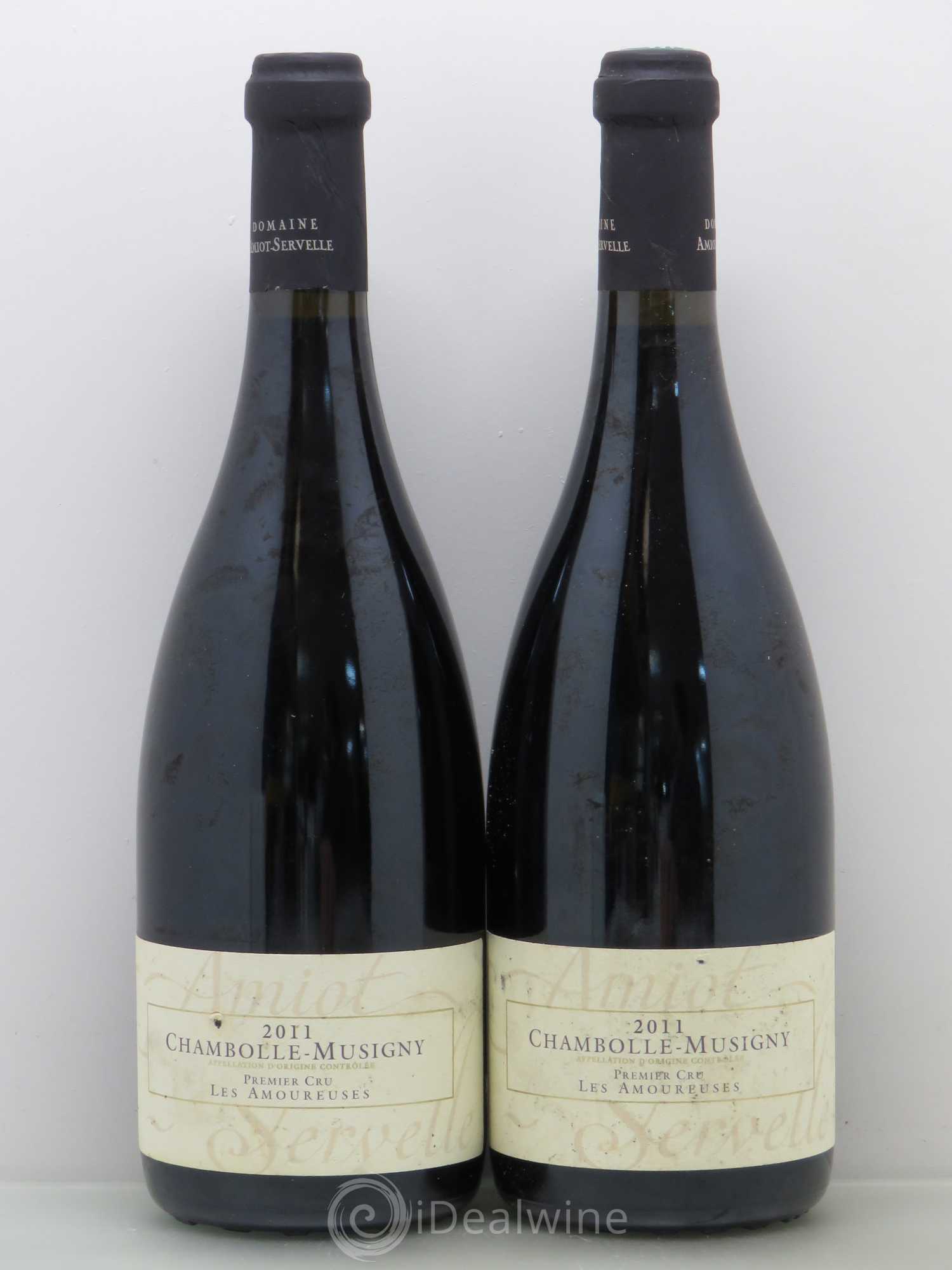 Chambolle-Musigny 1er Cru Les Amoureuses Amiot-Servelle 2011 - Lot de 2 bouteilles - 0