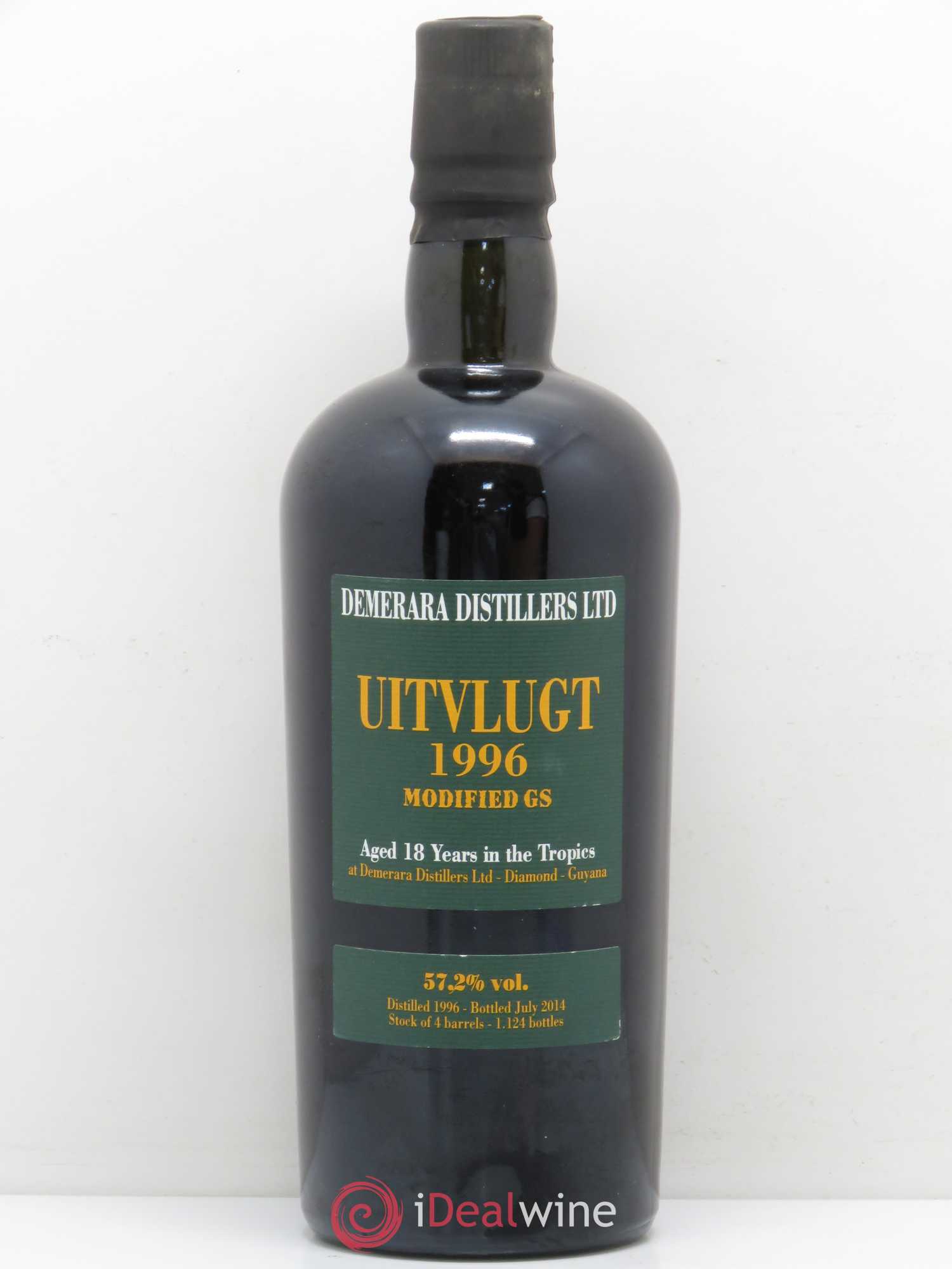 Rhum Velier Uitvlugt 18 ans d'age 1996 - Lotto di 1 bottiglia - 0