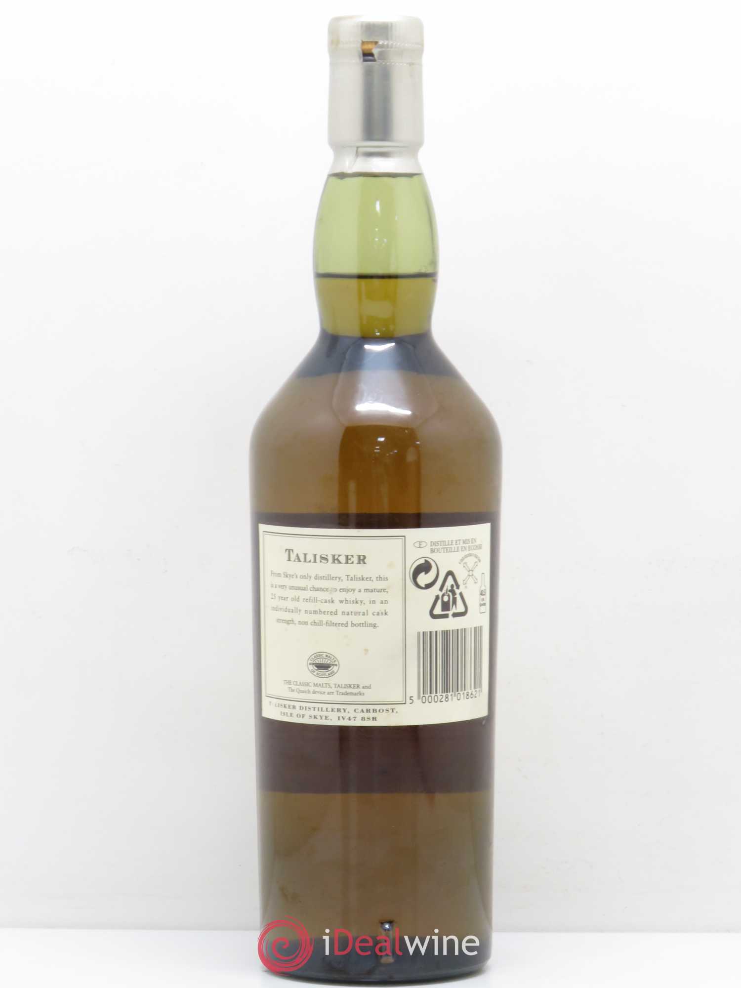 Whisky Talisker 25 ans 2004 - Posten von 1 Flasche - 1