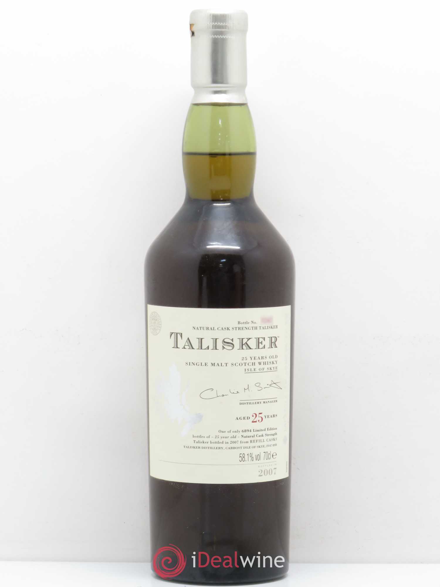 Whisky Talisker 25 ans 2007 - Posten von 1 Flasche - 0