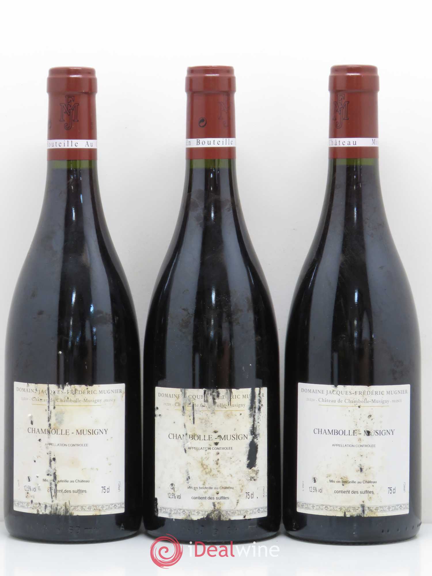 Chambolle-Musigny Jacques-Frédéric Mugnier 2011 - Lot de 3 bouteilles - 1