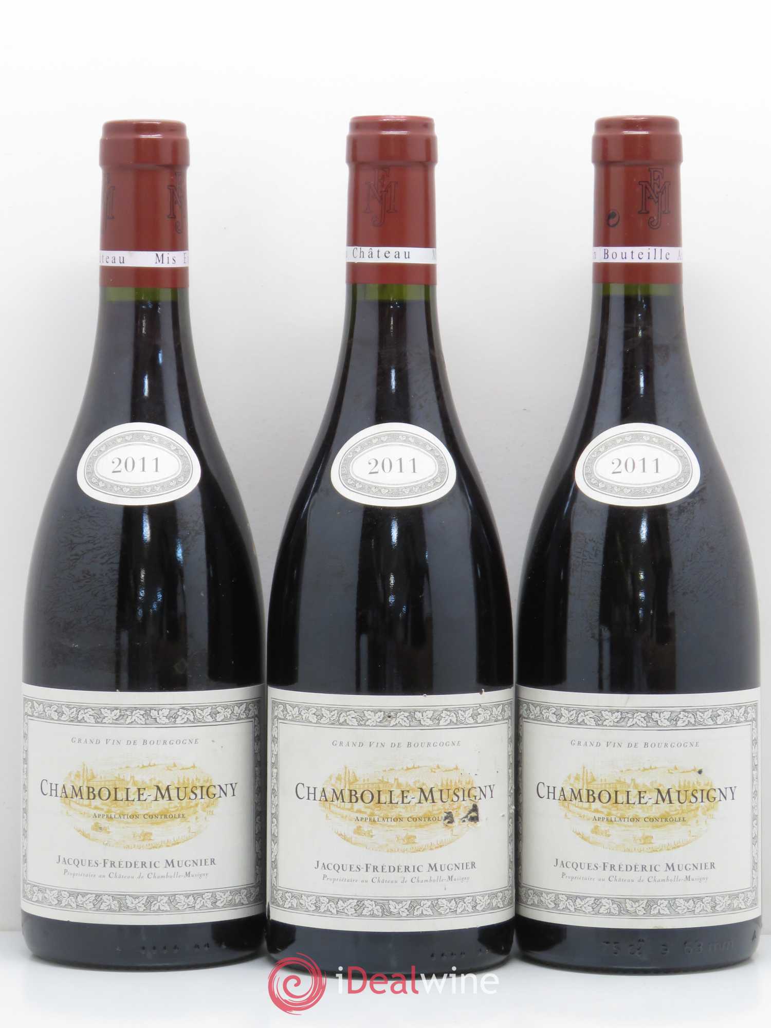 Chambolle-Musigny Jacques-Frédéric Mugnier 2011 - Lot de 3 bouteilles - 0