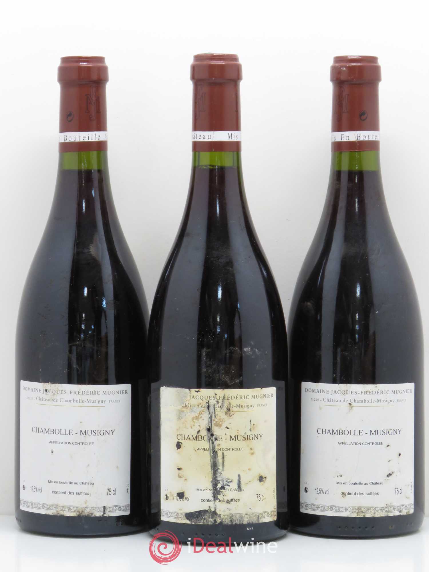 Chambolle-Musigny Jacques-Frédéric Mugnier 2010 - Lot de 3 bouteilles - 1
