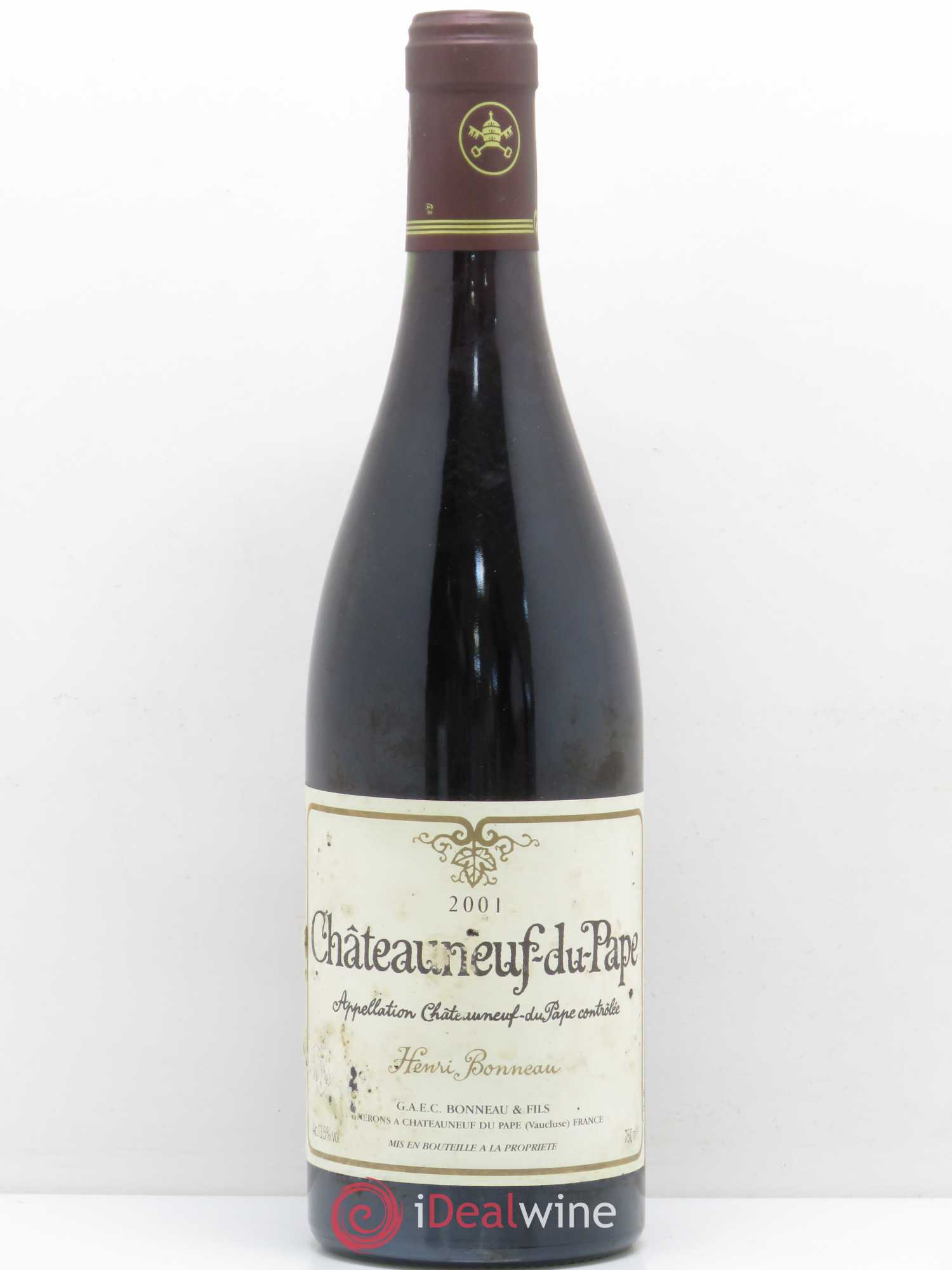 Châteauneuf-du-Pape Henri Bonneau Henri Bonneau & Fils 2001 - Lot de 1 bouteille - 0