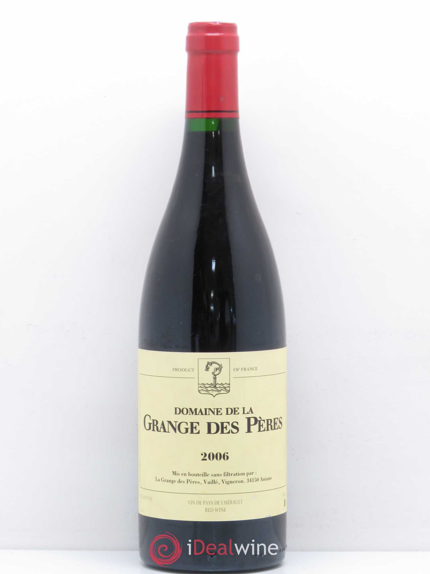 Pays d'Hérault Grange des Pères Laurent Vaillé 2006 - Lot de 1 bouteille - 0