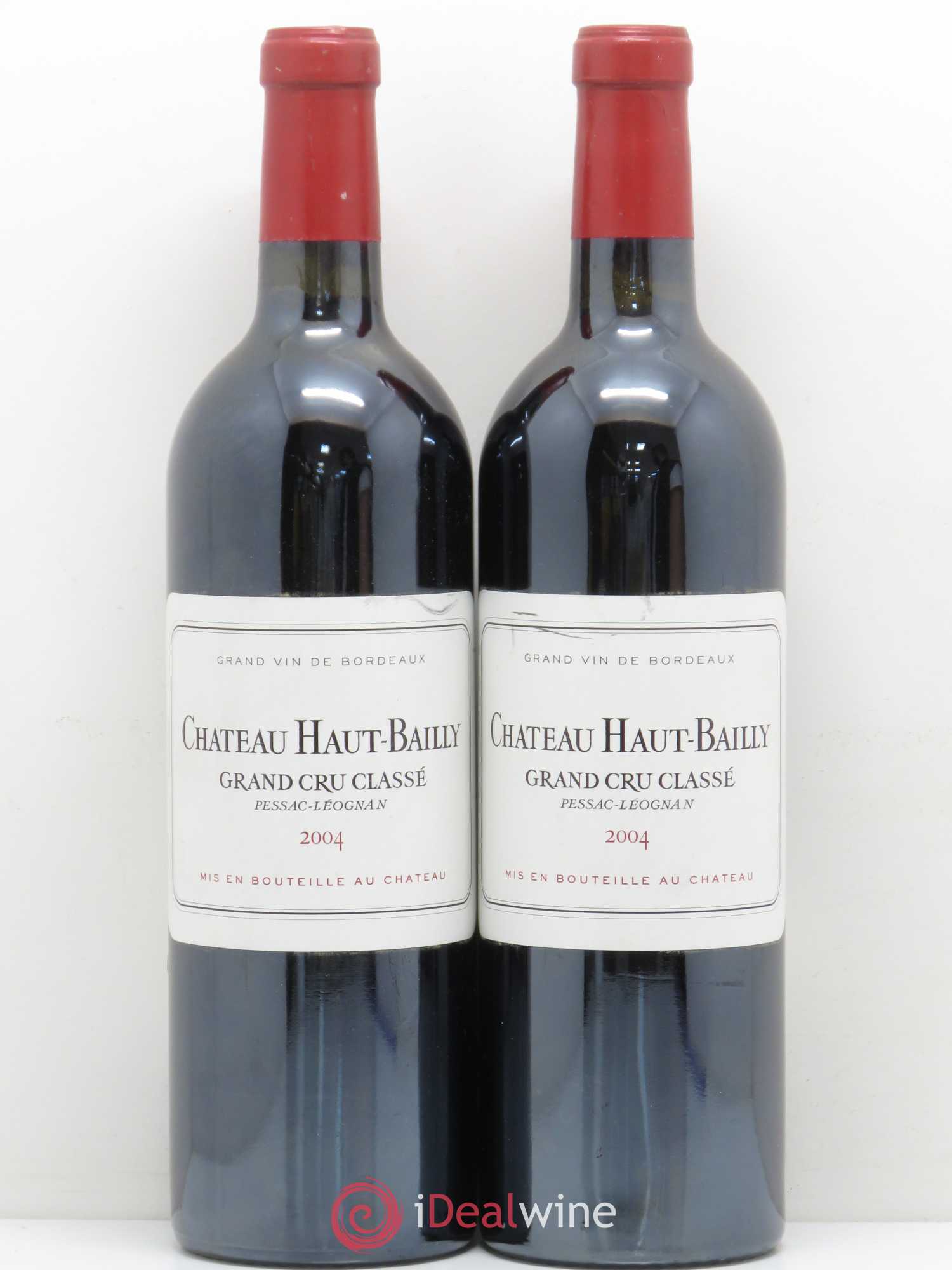 Château Haut-Bailly Cru Classé de Graves 2004 - Lot de 2 bouteilles - 0