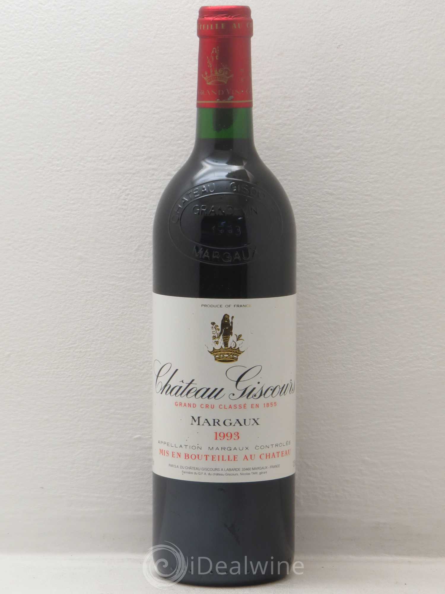 Château Giscours 3ème Grand Cru Classé 1993 - Lot de 1 bouteille - 0