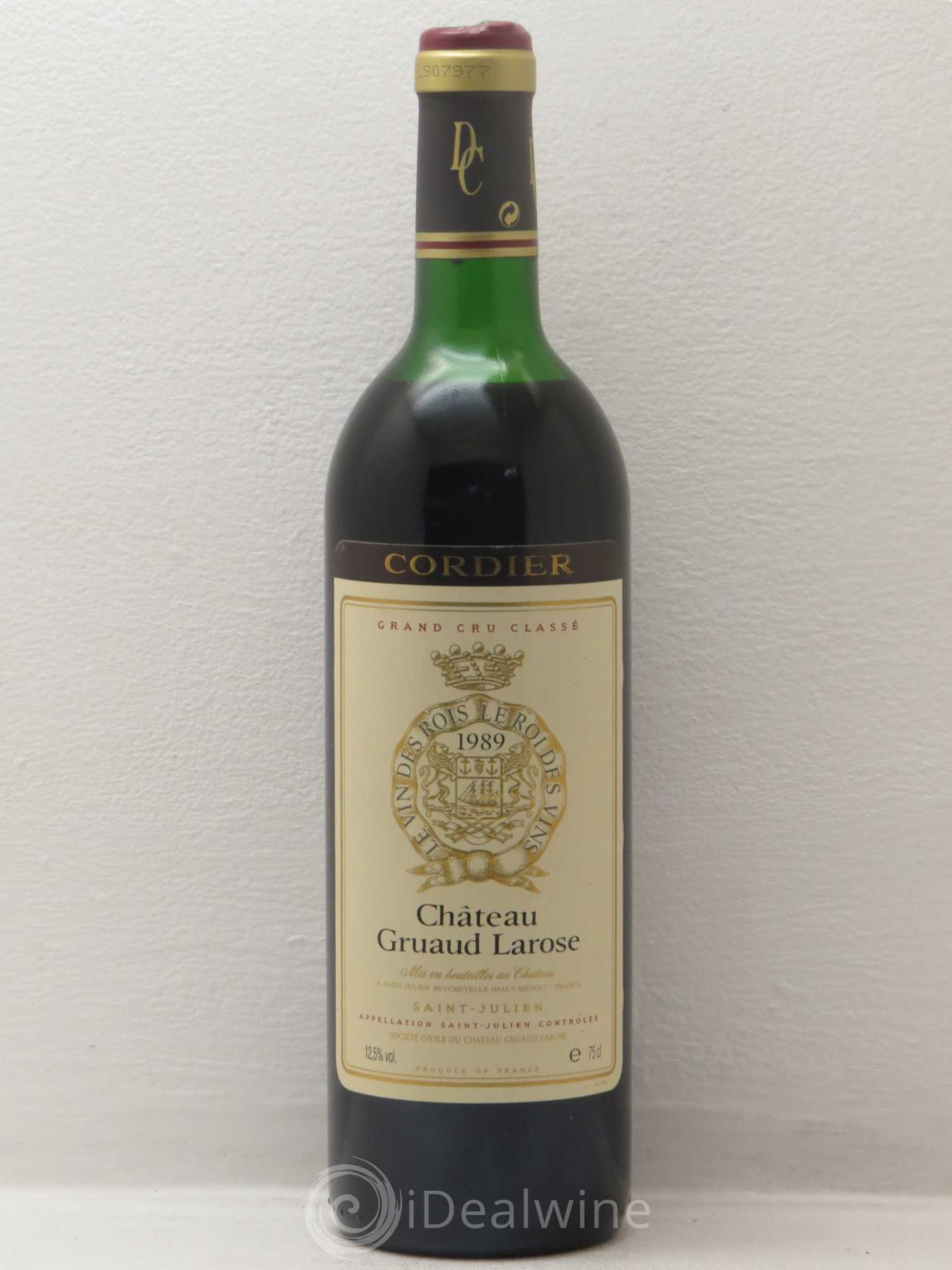 Château Gruaud Larose 2ème Grand Cru Classé 1989 - Lot de 1 bouteille - 0