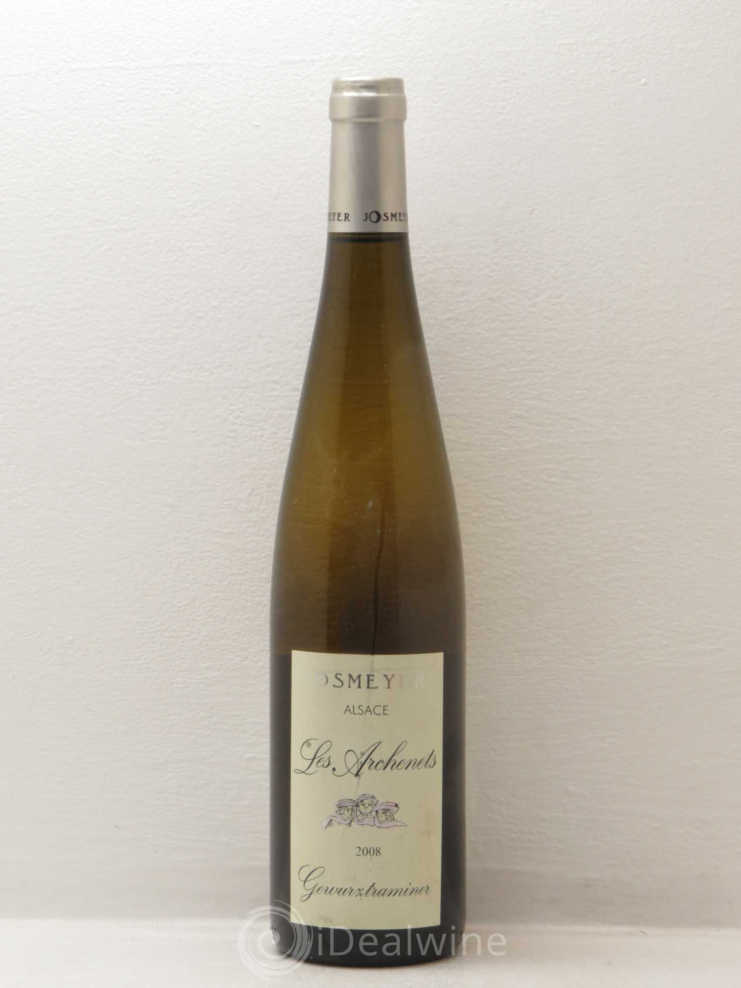 Gewurztraminer les archenets josmeyer (sans prix de réserve) 2008 - Posten von 1 Flasche - 0
